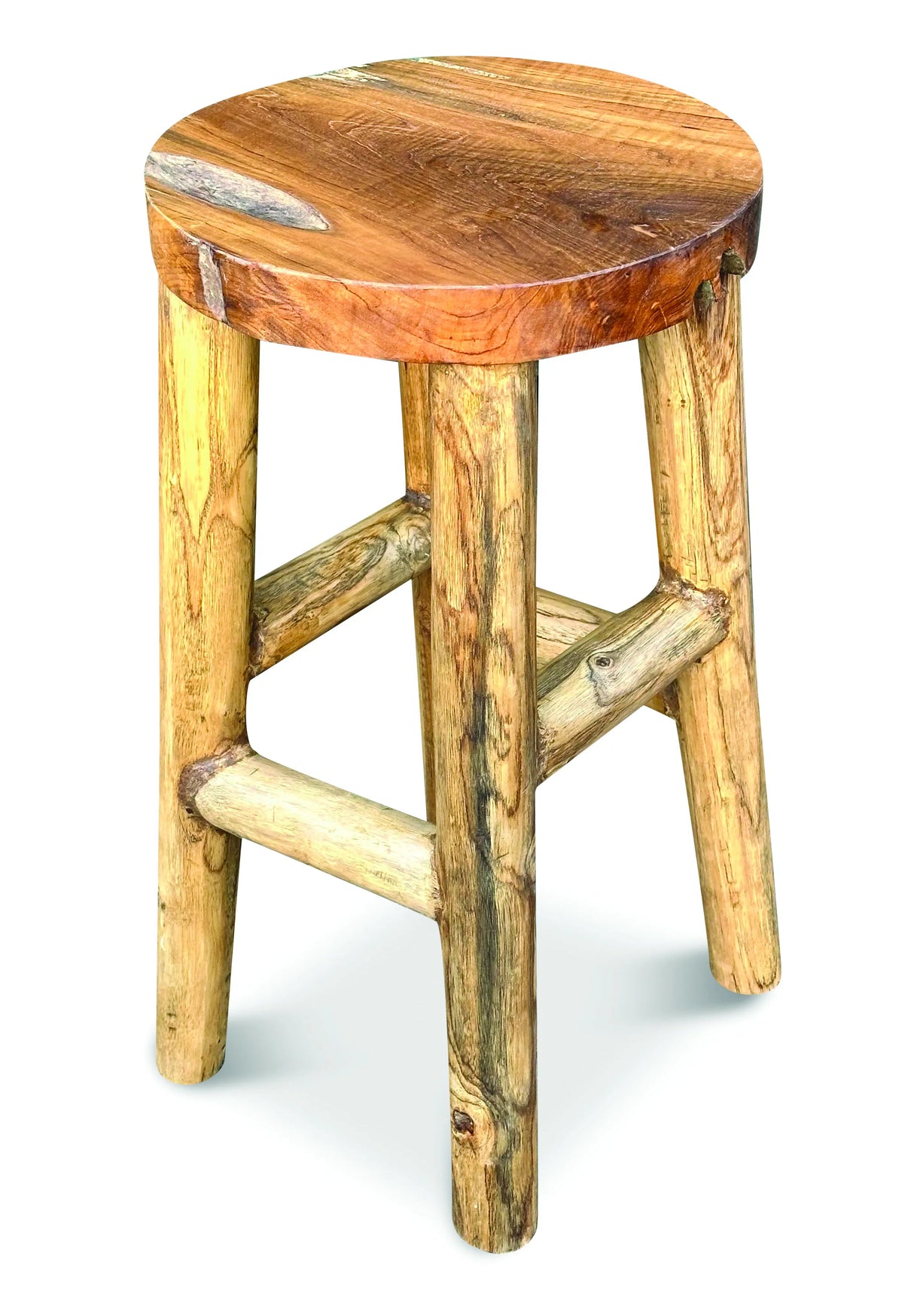 Root Round Top Bar Stool 4 Legs
