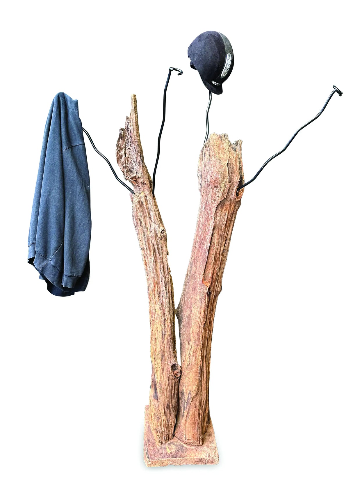 Driftwood Double Sculpture Coat Stand