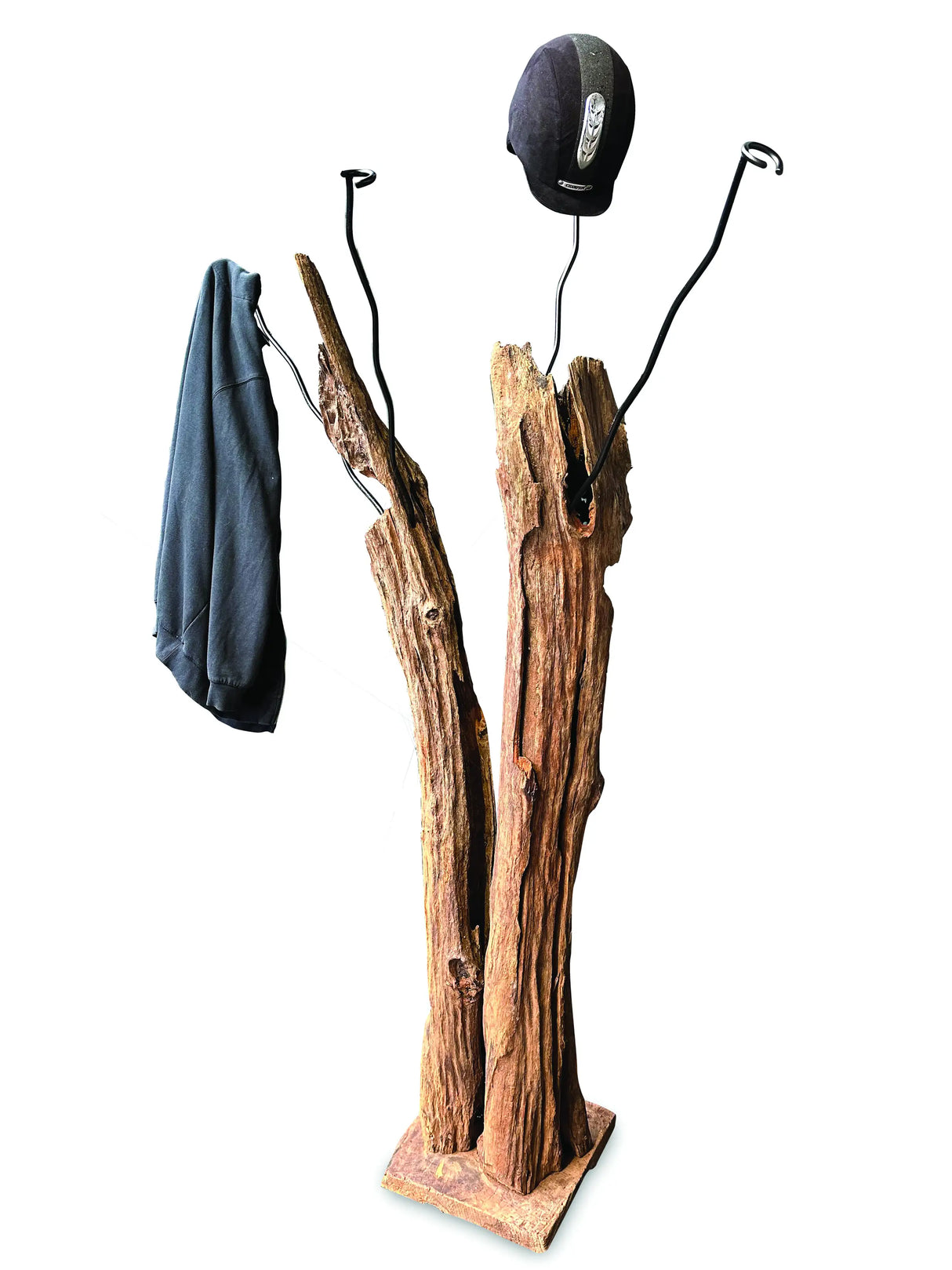 Driftwood Double Sculpture Coat Stand
