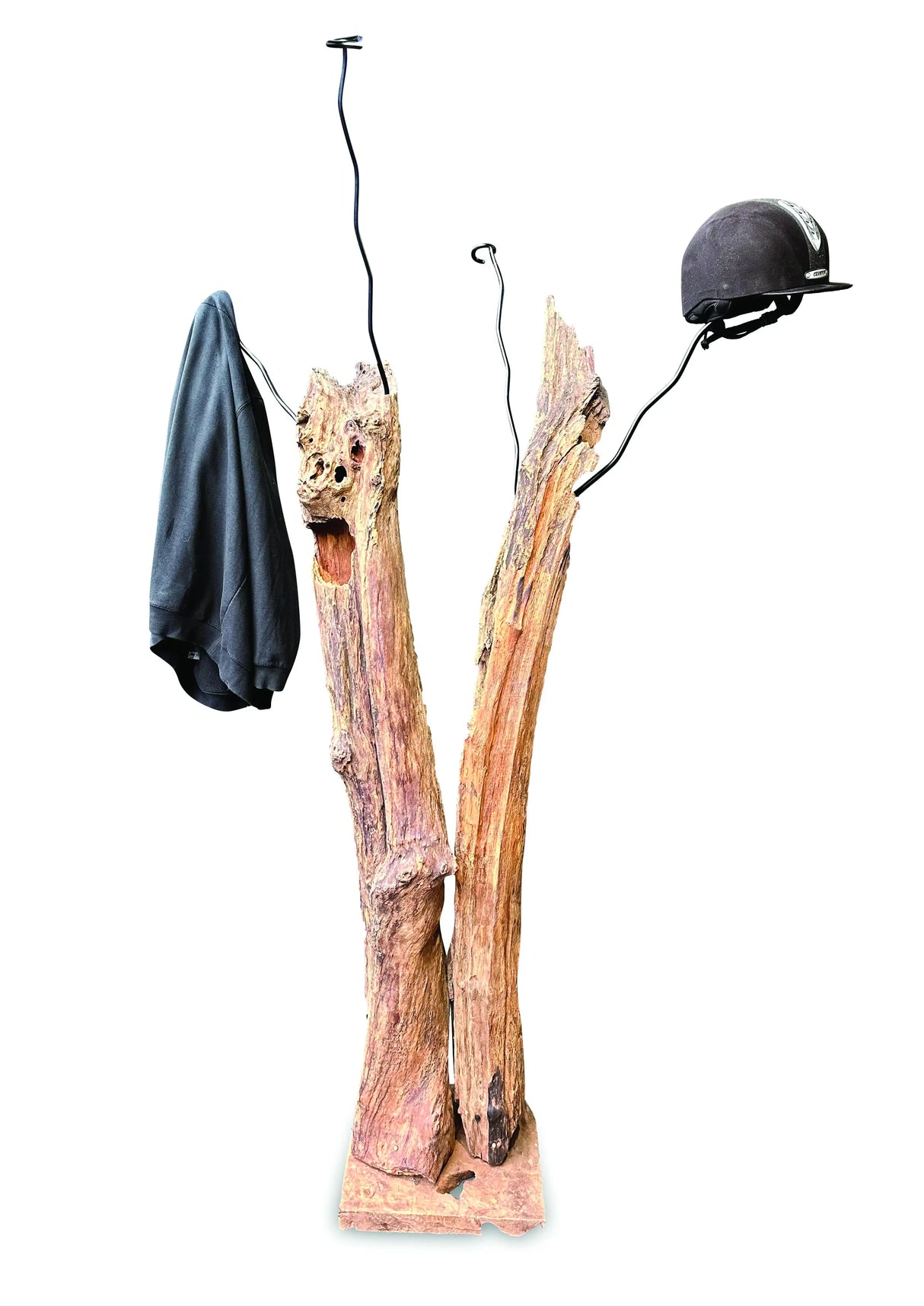 Driftwood Double Sculpture Coat Stand