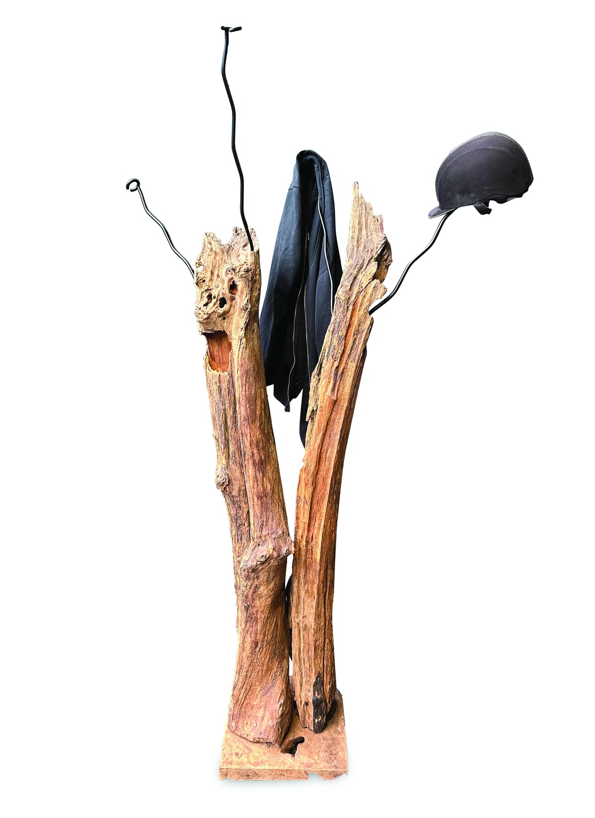 Driftwood Double Sculpture Coat Stand