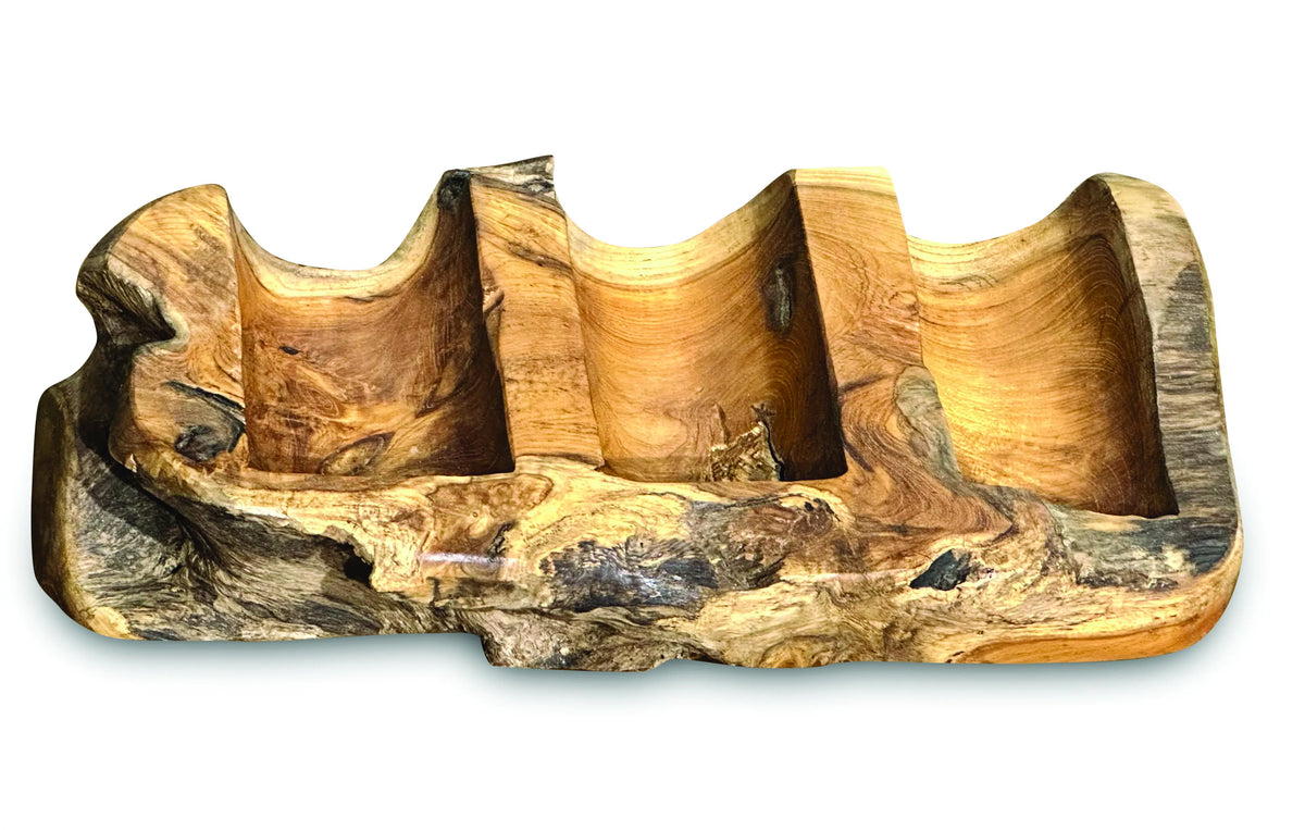 Driftwood Wine Holder Triple