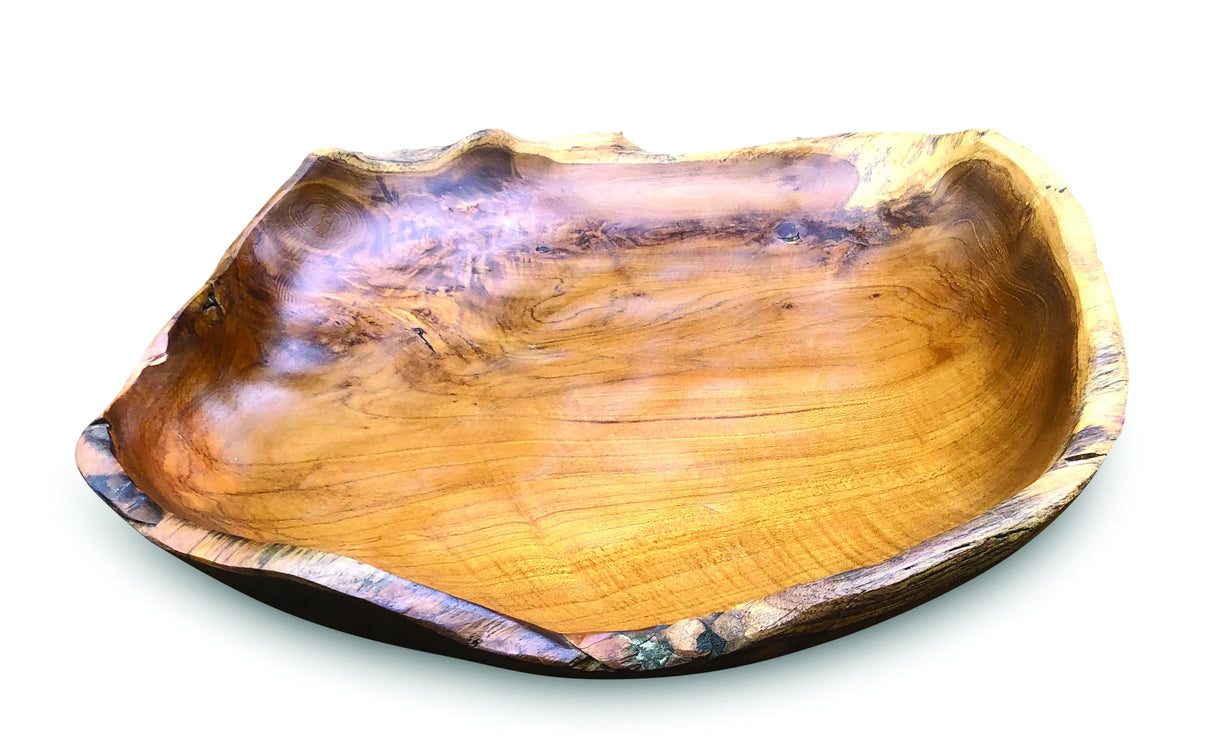 Wooden Rustic Table Bowl Extra Large 50cm