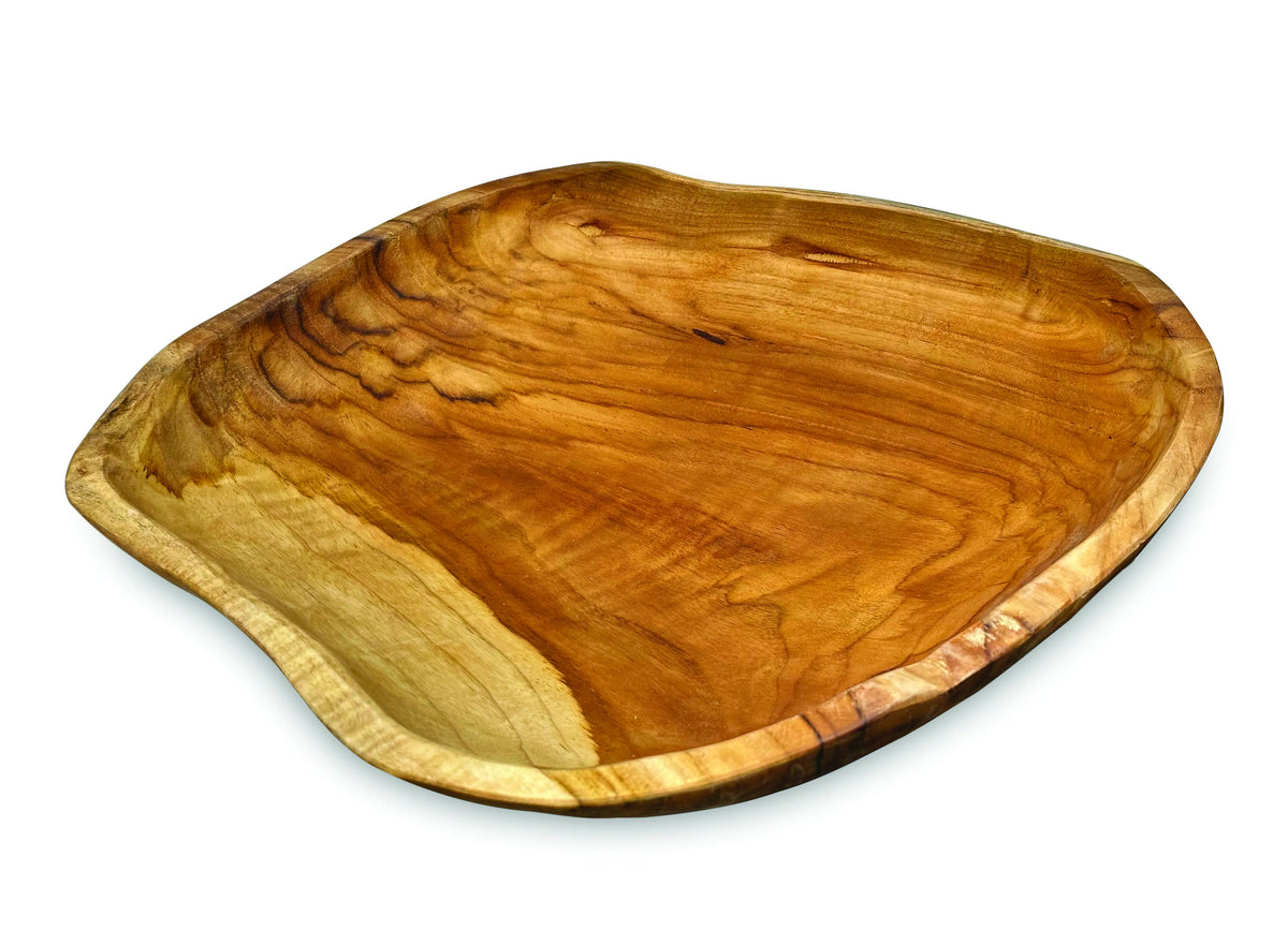 Wooden Rustic Table Bowl Extra Large 50cm