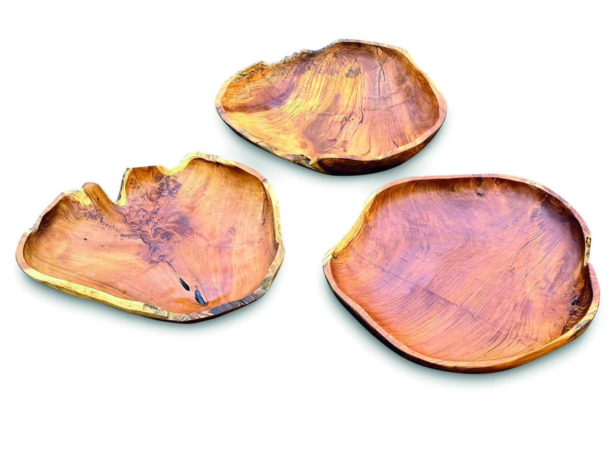 Wooden Rustic Table Bowl Giant 60cm