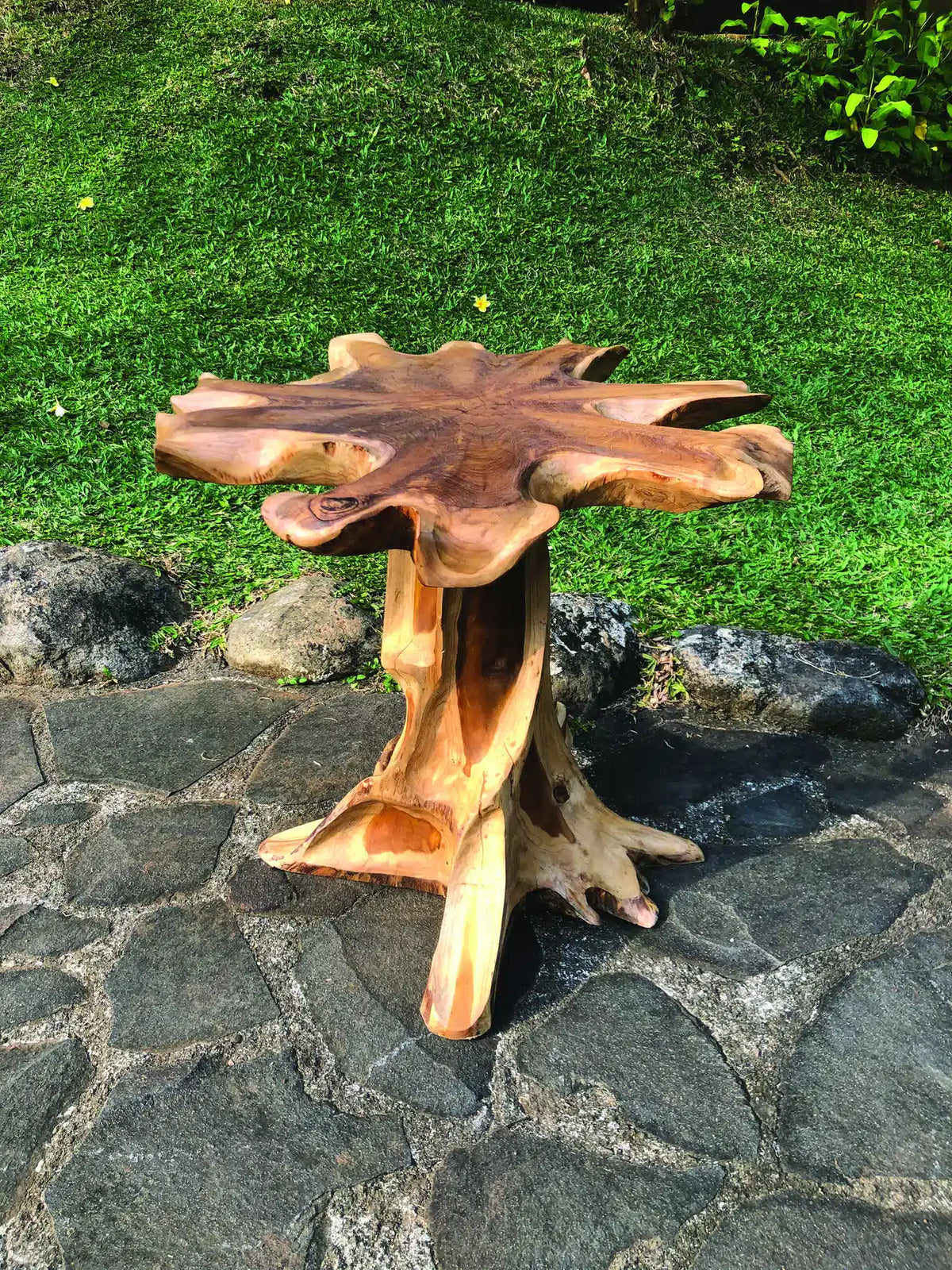 Lombok Mushroom Side Table 60x60cm
