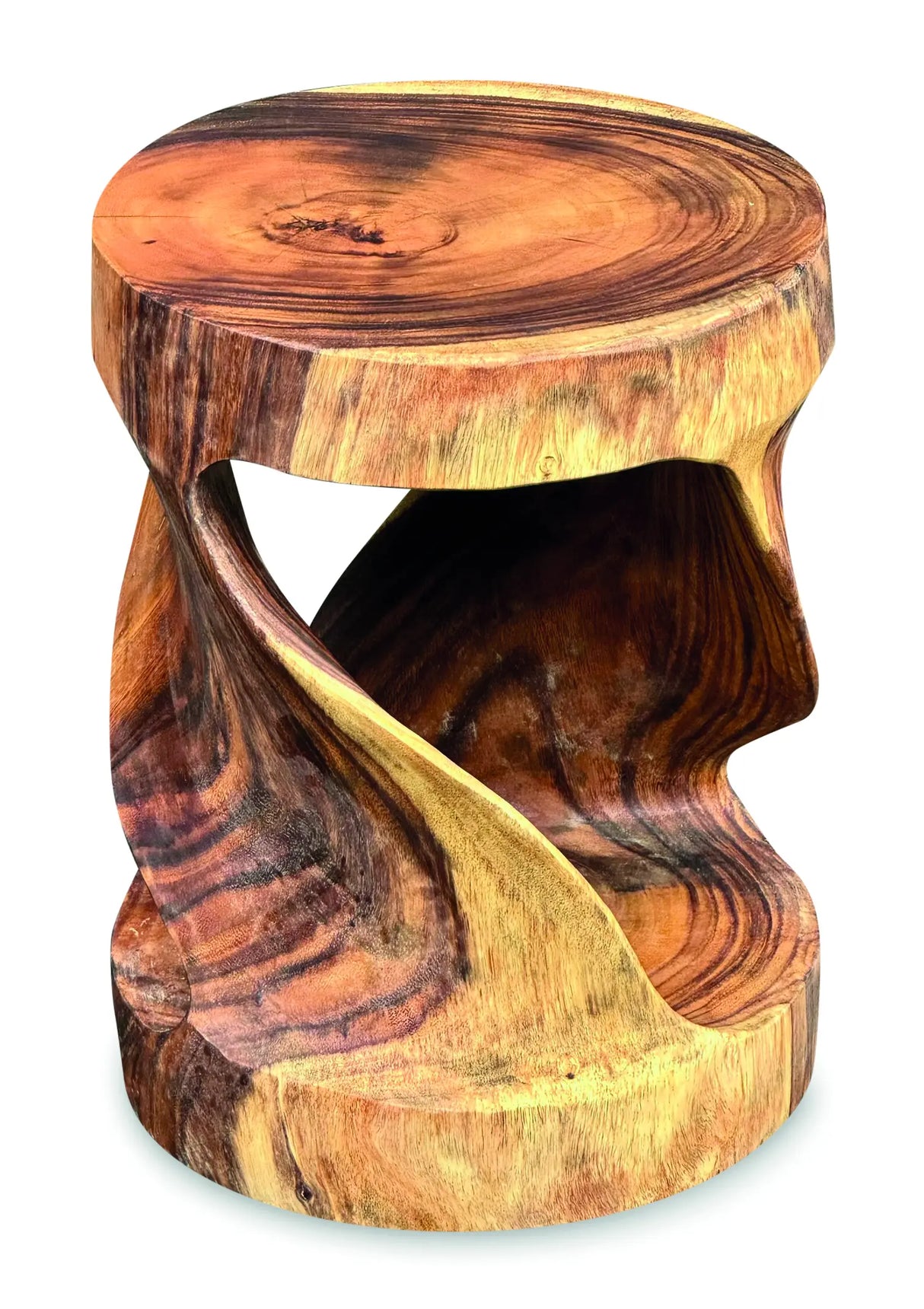 ROUND TWIST LAMP TABLE/STOOL 45CM