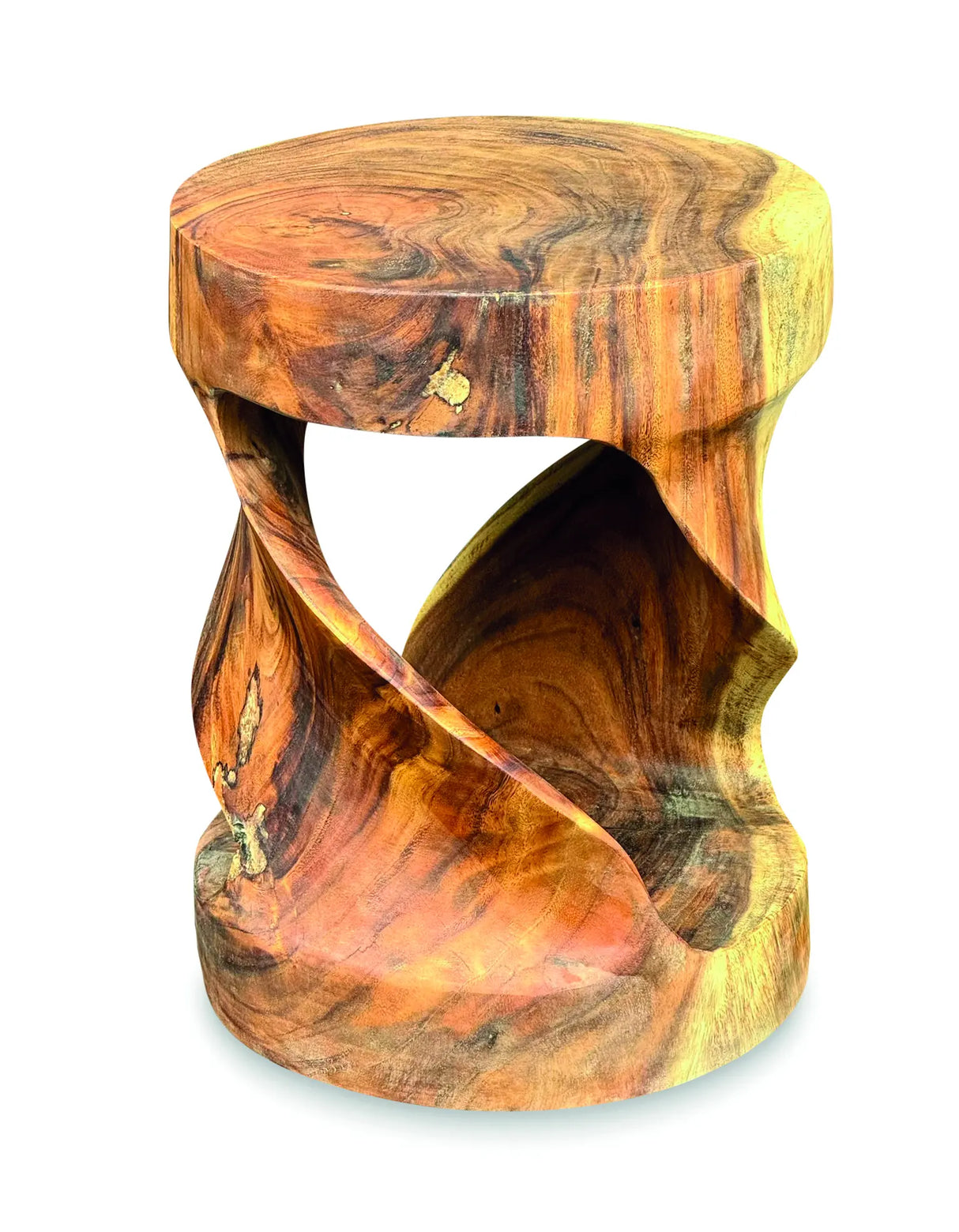 ROUND TWIST LAMP TABLE/STOOL 45CM