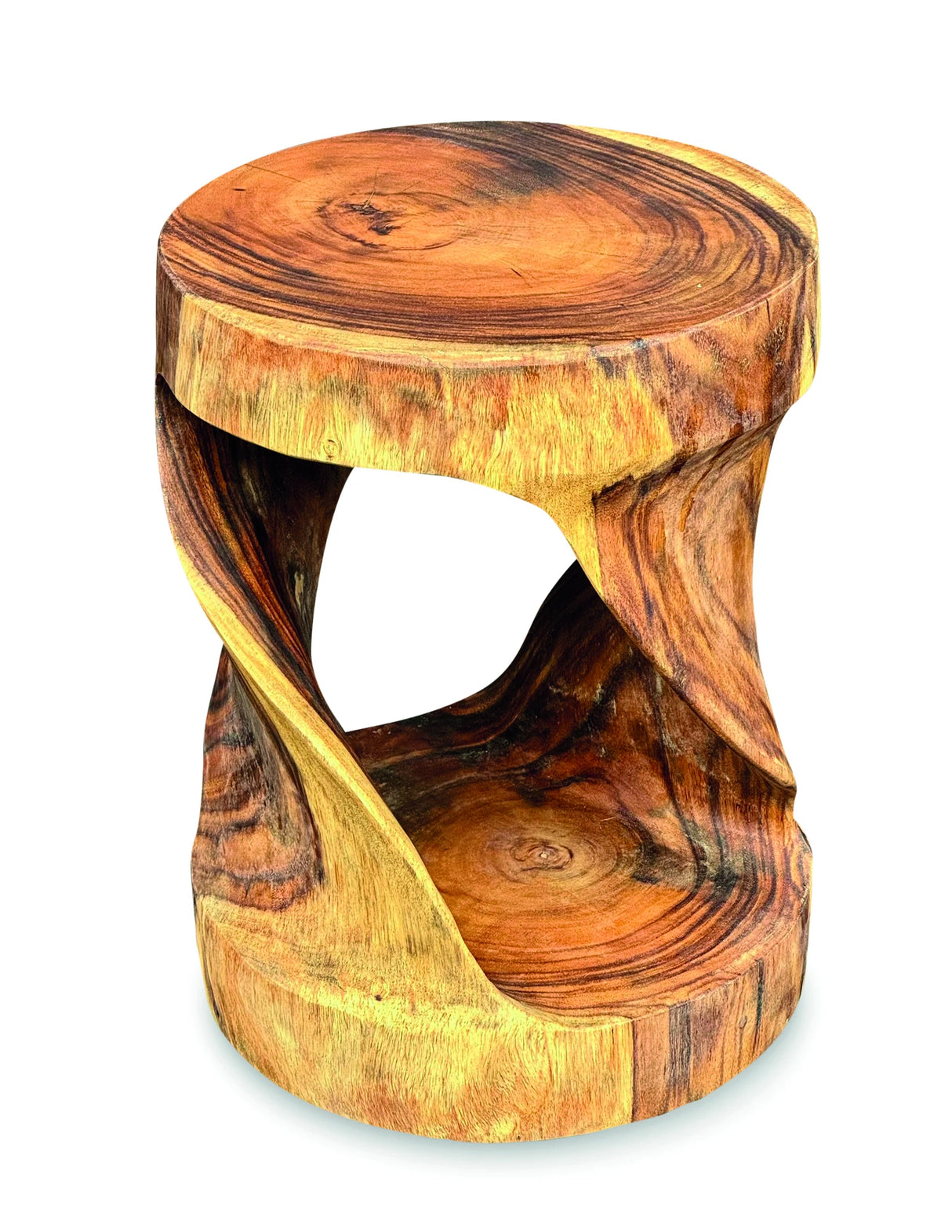 Round Twist Lamp Table/Stool 45cm (Indoor Use Only)