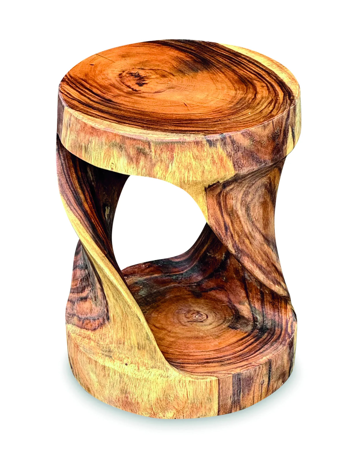 ROUND TWIST LAMP TABLE/STOOL 45CM