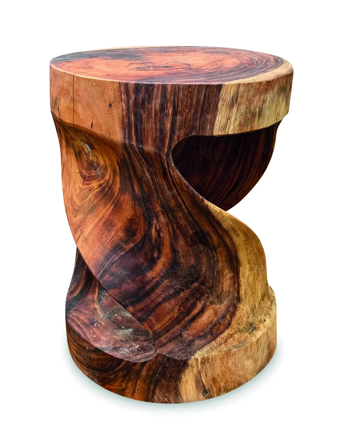 Round Twist Lamp Table/Stool 45cm (Indoor Use Only)
