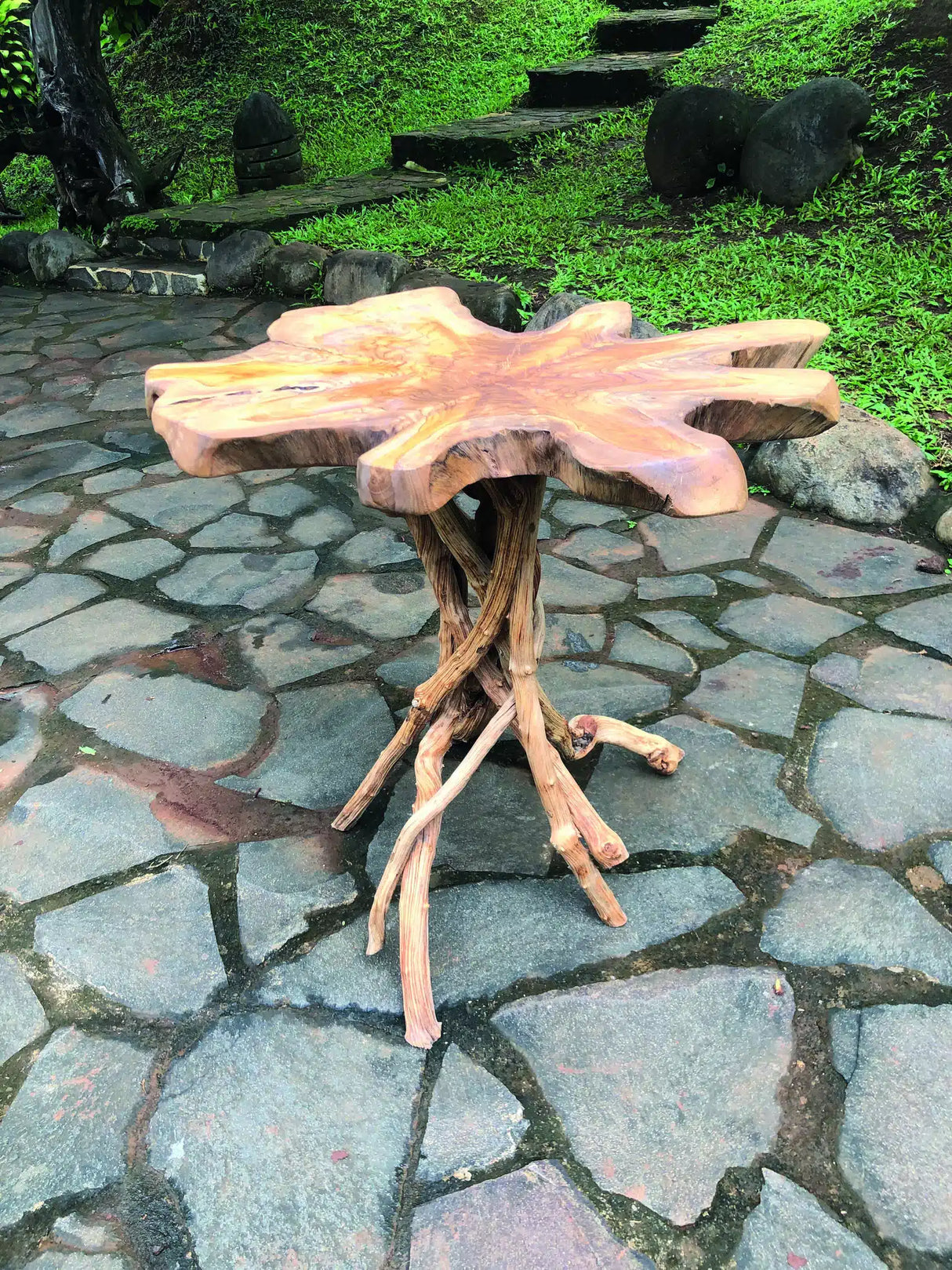 Mushroom Liliana Side Table 65cm H