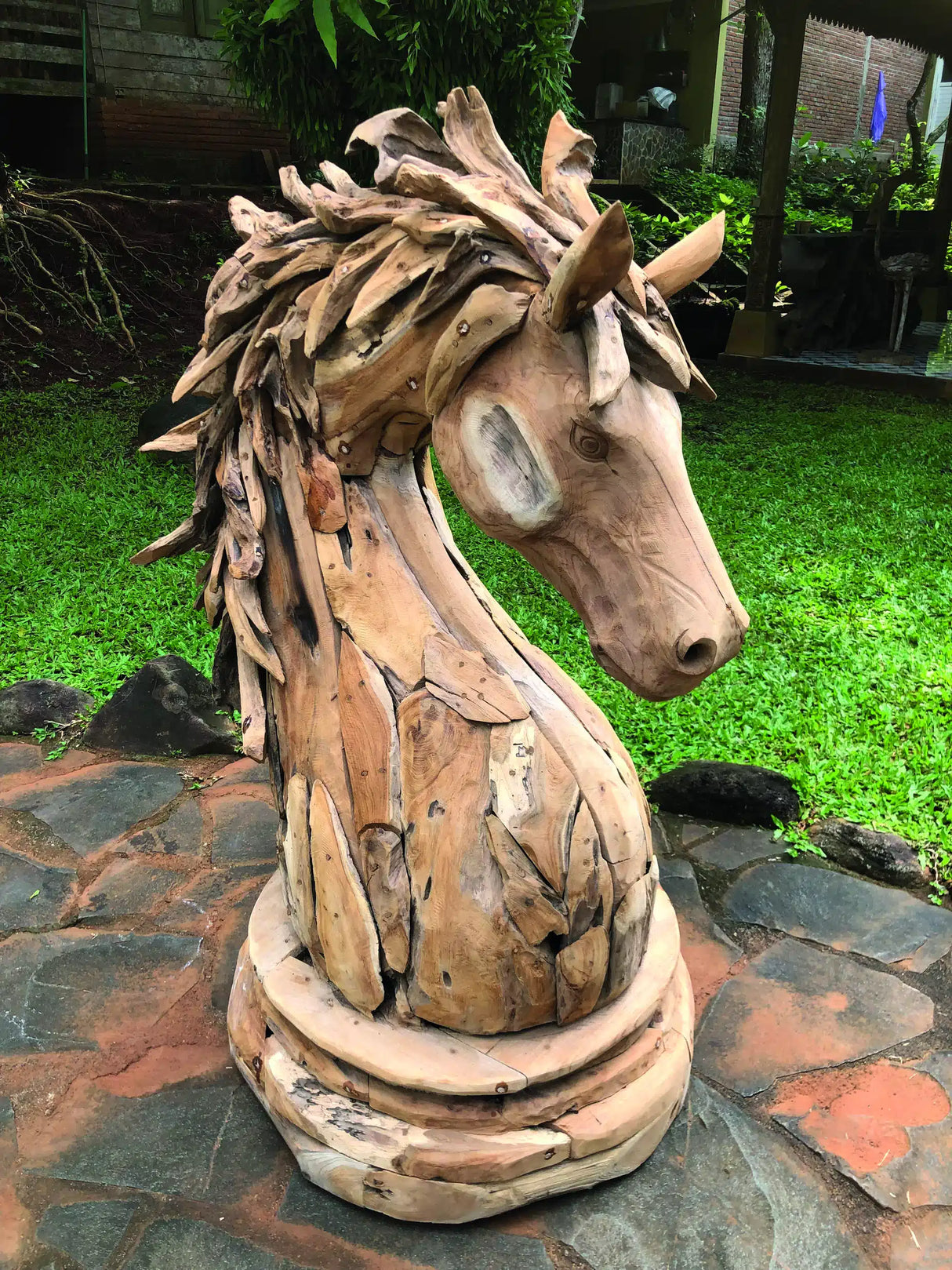 Knight Horse Head 80cm