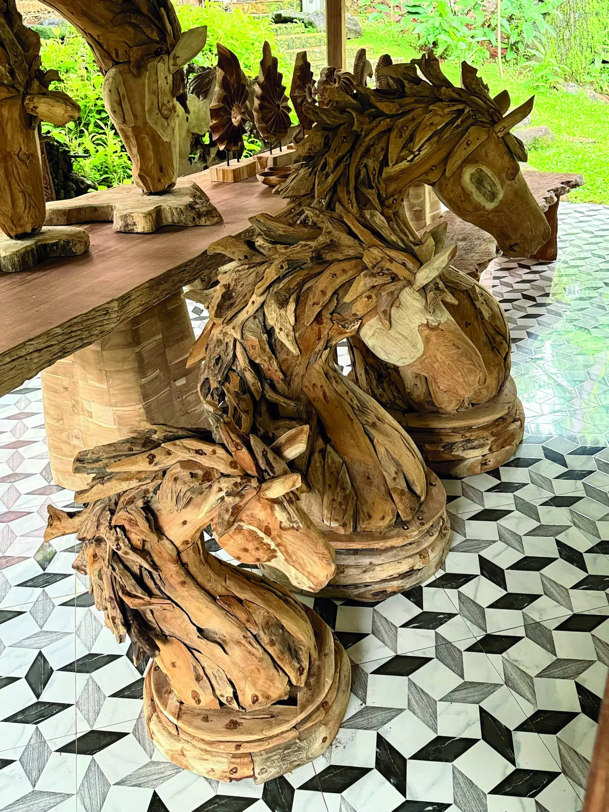 Knight Horse Head 80cm
