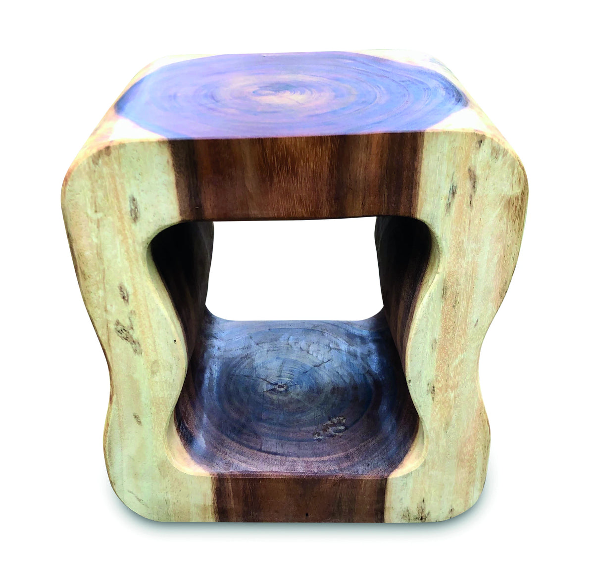 Wavy Lamp Table/Stool 45cm