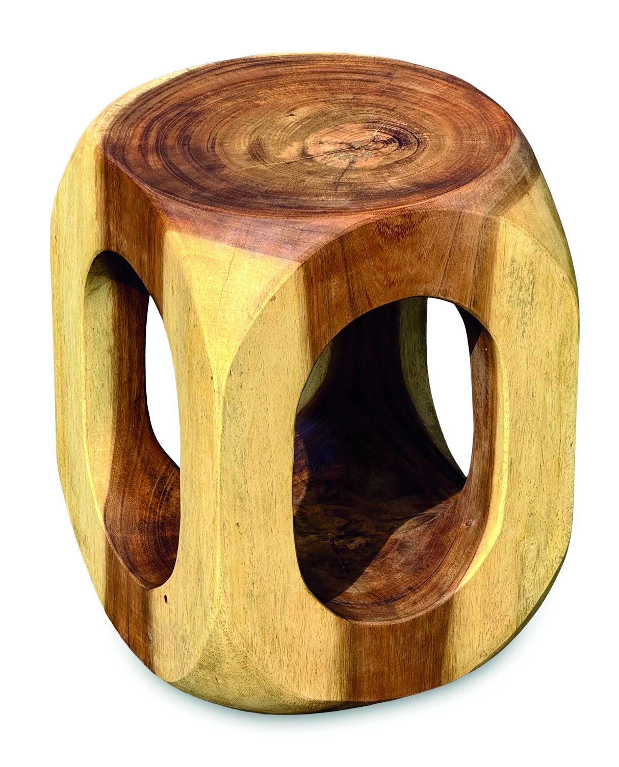 Olive Lamp Table/Stool