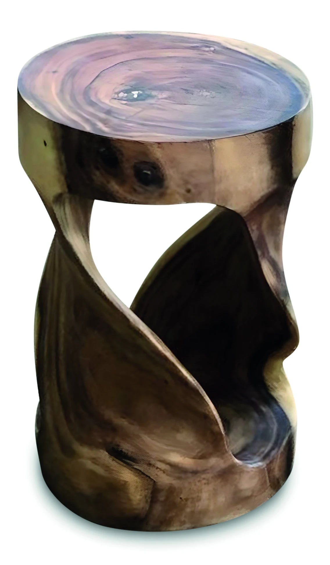 Round Twist Side Table Medium 60 cm