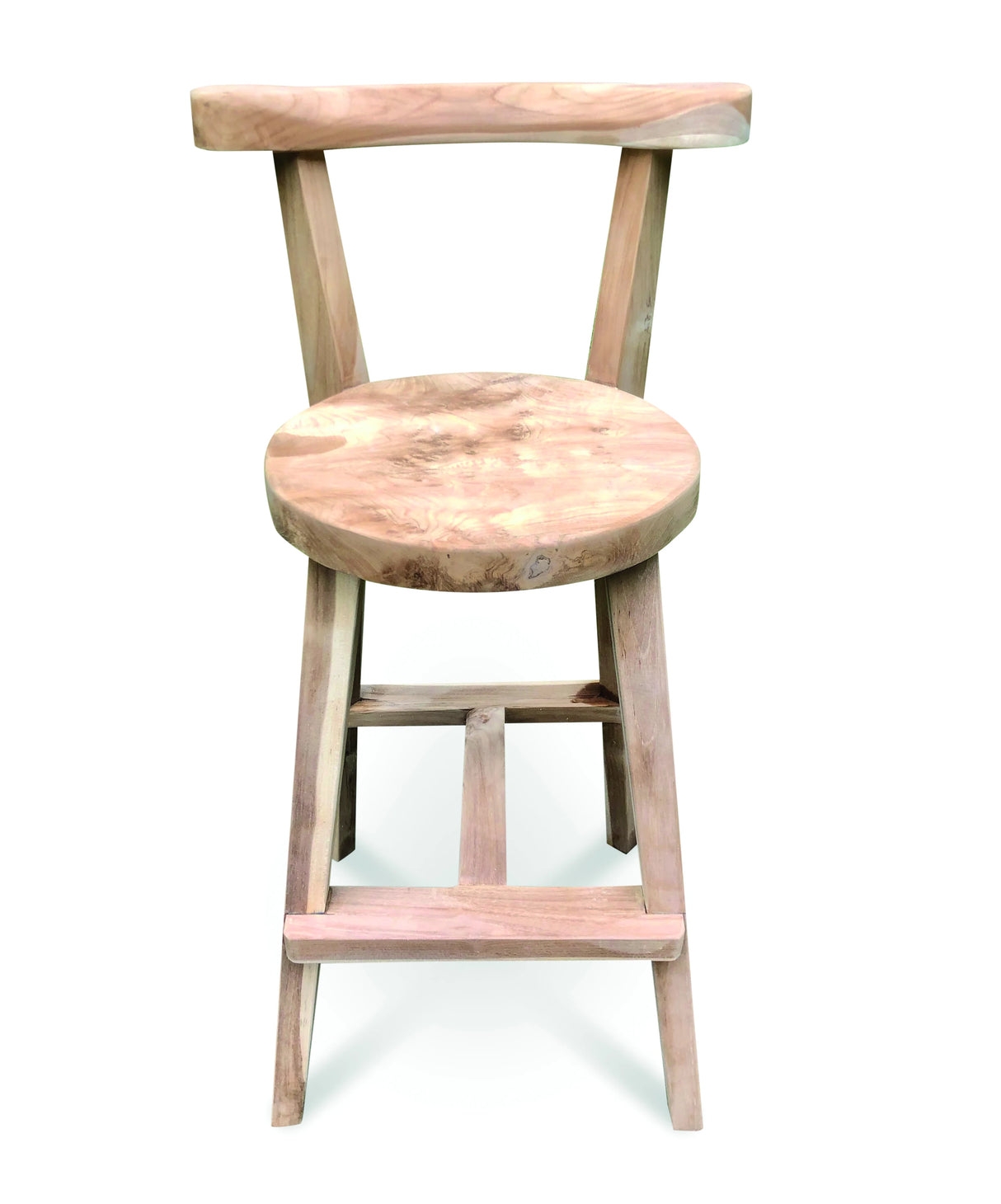 Sit Back & Relax Teak Bar Stool