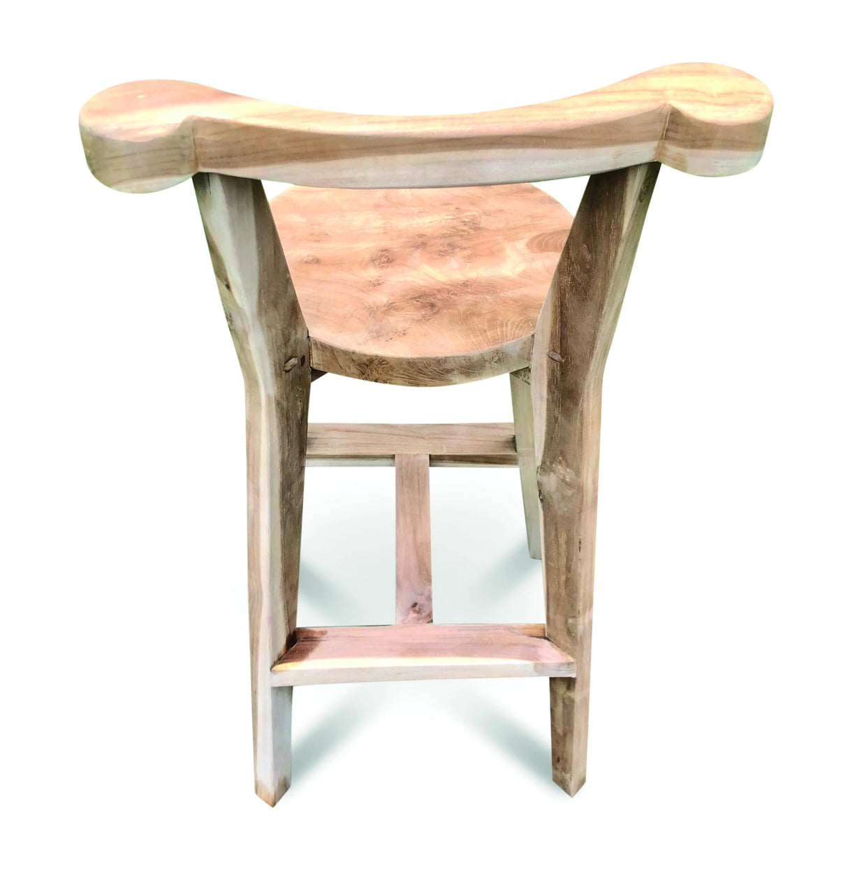Sit Back & Relax Teak Bar Stool
