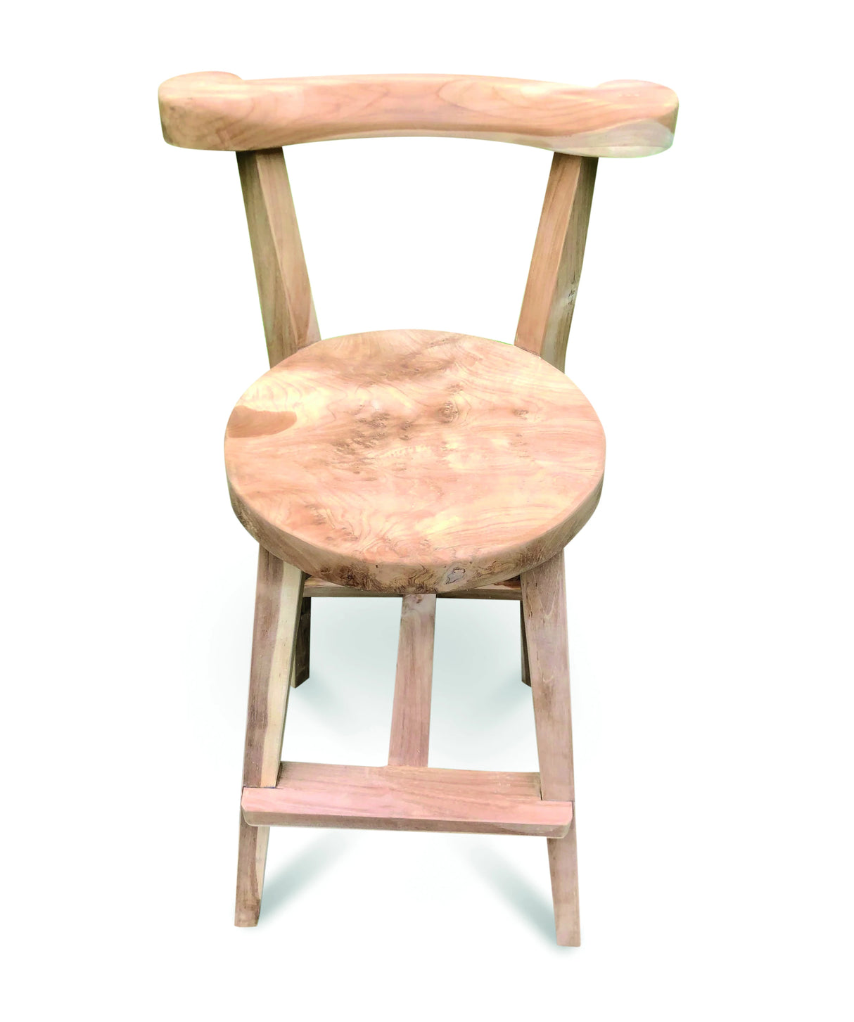 Sit Back & Relax Teak Bar Stool