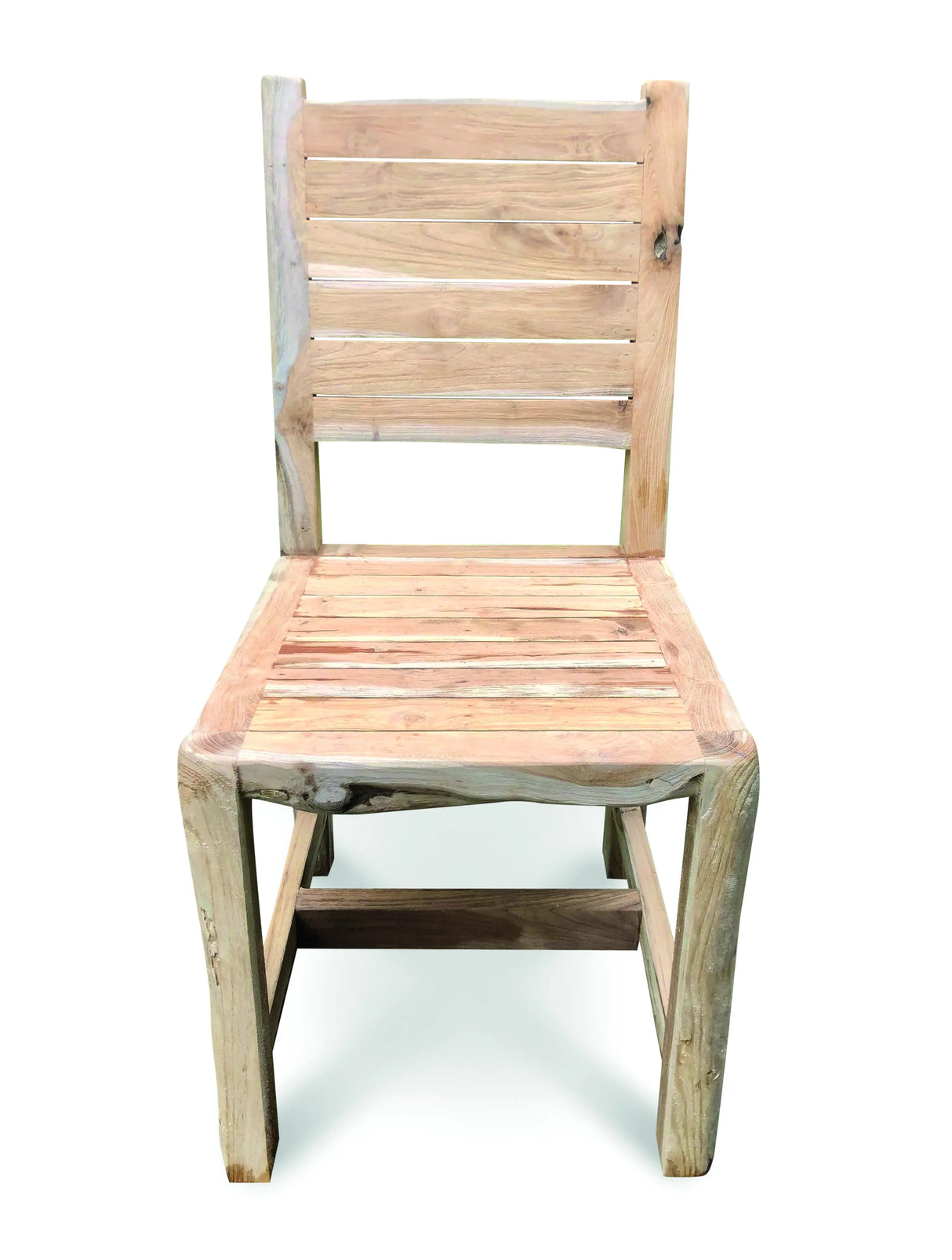 Solid Teak Rustic Chair