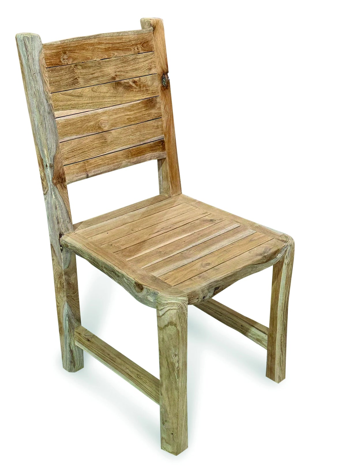 Solid Teak Rustic Chair