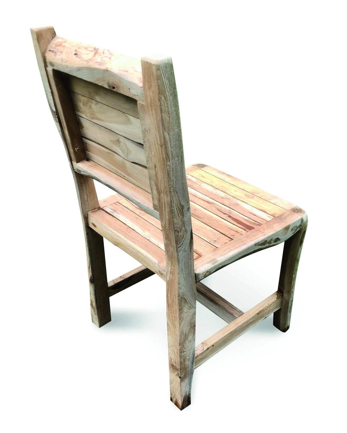 Solid Teak Rustic Chair