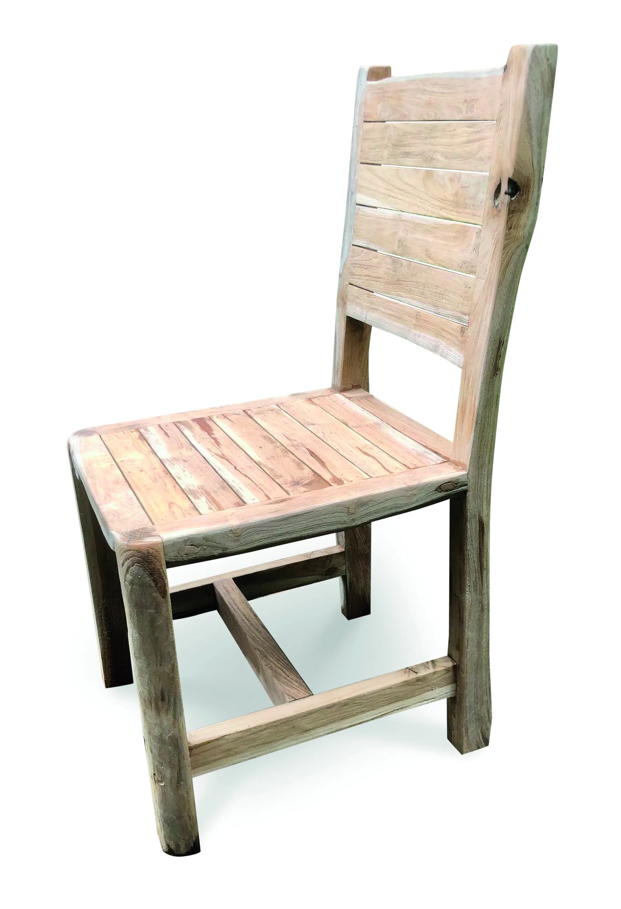 Solid Teak Rustic Chair