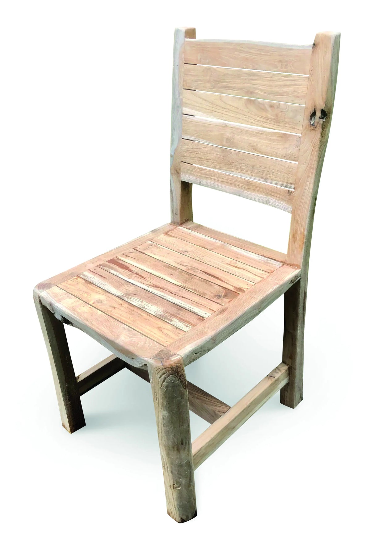 Solid Teak Rustic Chair