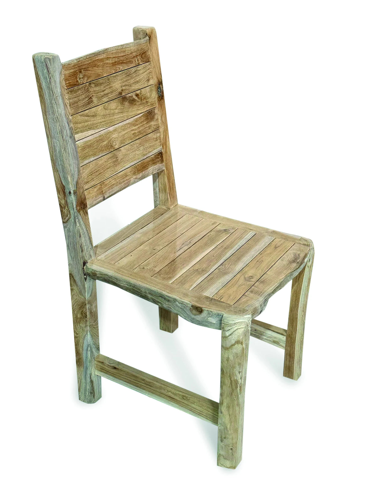 Solid Teak Rustic Chair