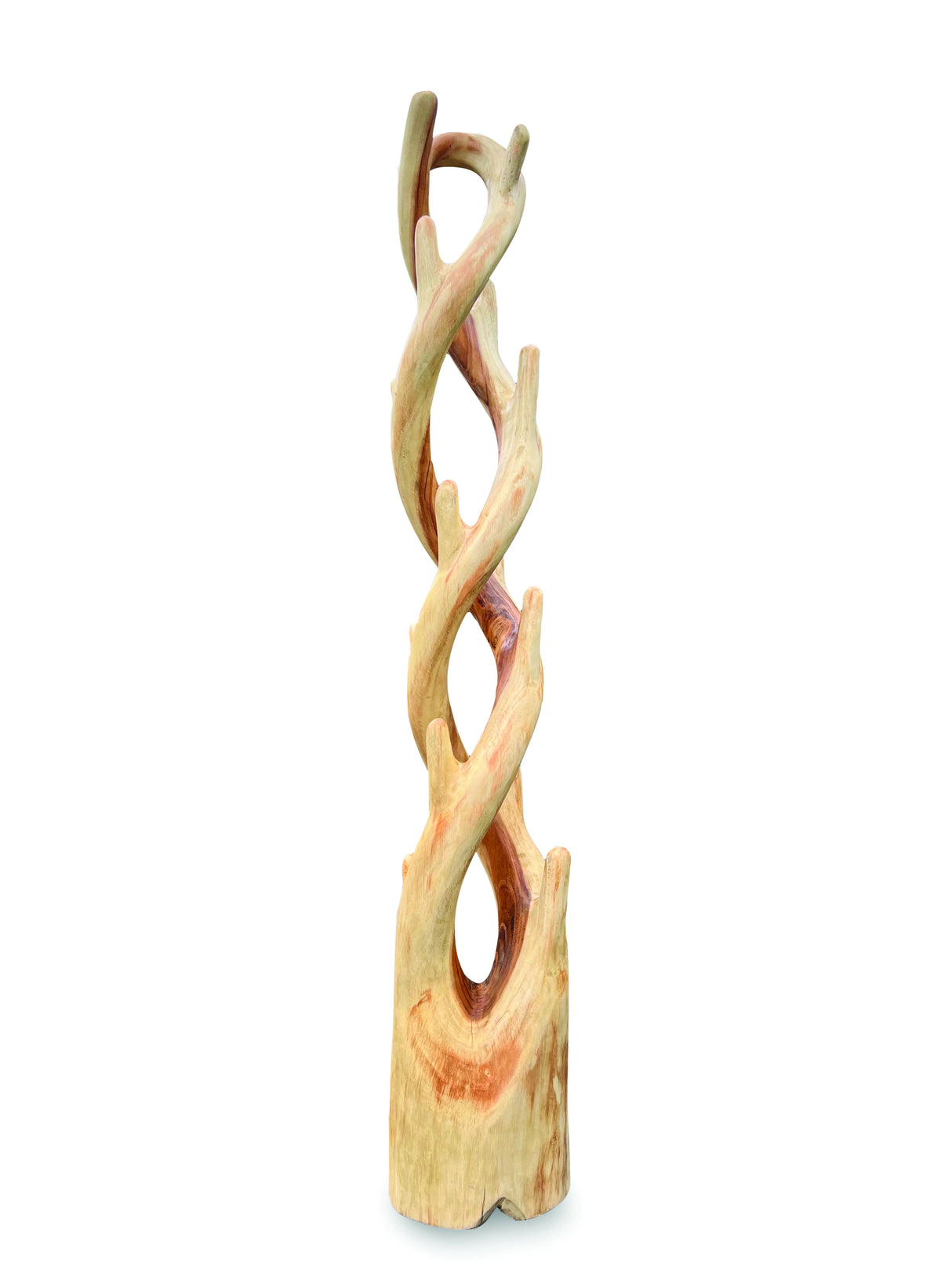 Twisted Double Coat Stand