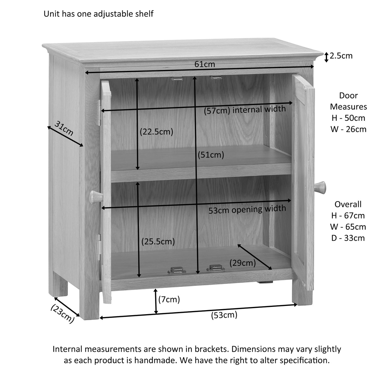 Small 2 Door Cabinet