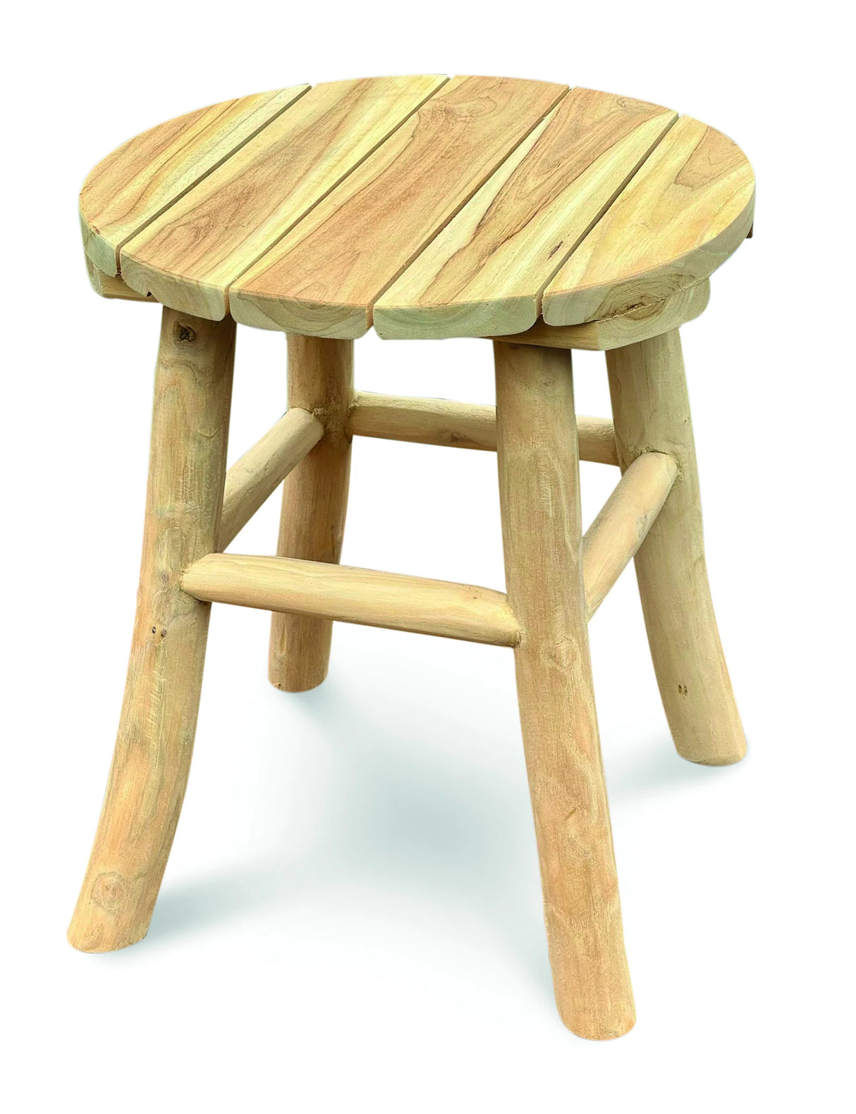 MALVERN TEAK END TABLE-STOOL
