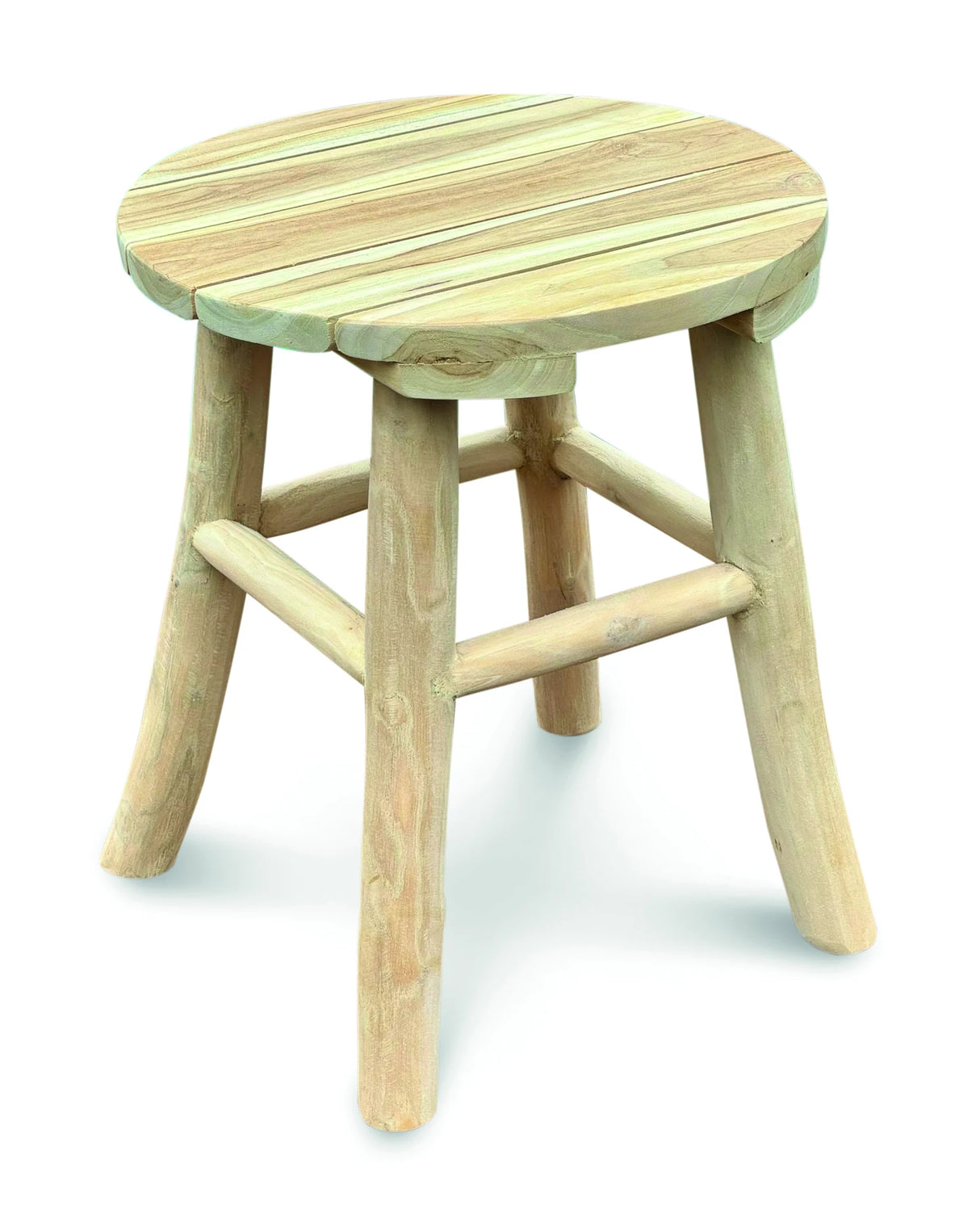 MALVERN TEAK END TABLE-STOOL