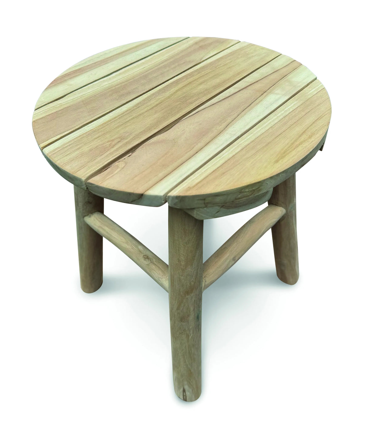 MALVERN TEAK END TABLE-STOOL
