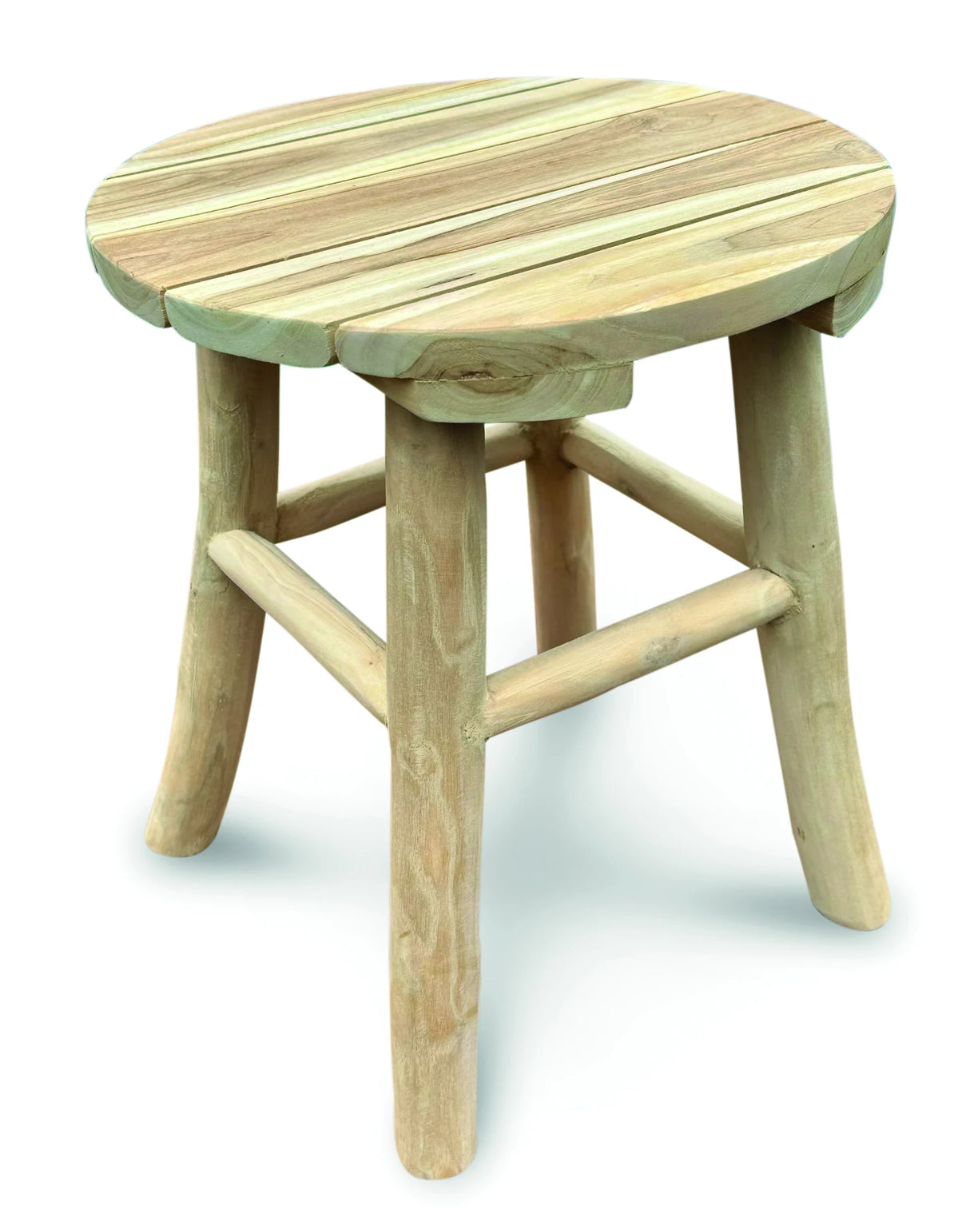 MALVERN TEAK END TABLE-STOOL
