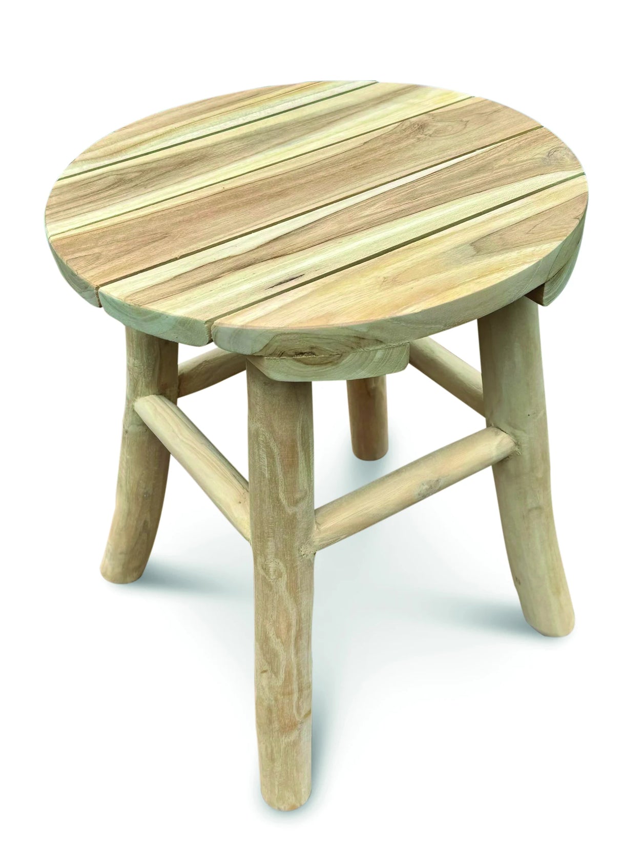 MALVERN TEAK END TABLE-STOOL