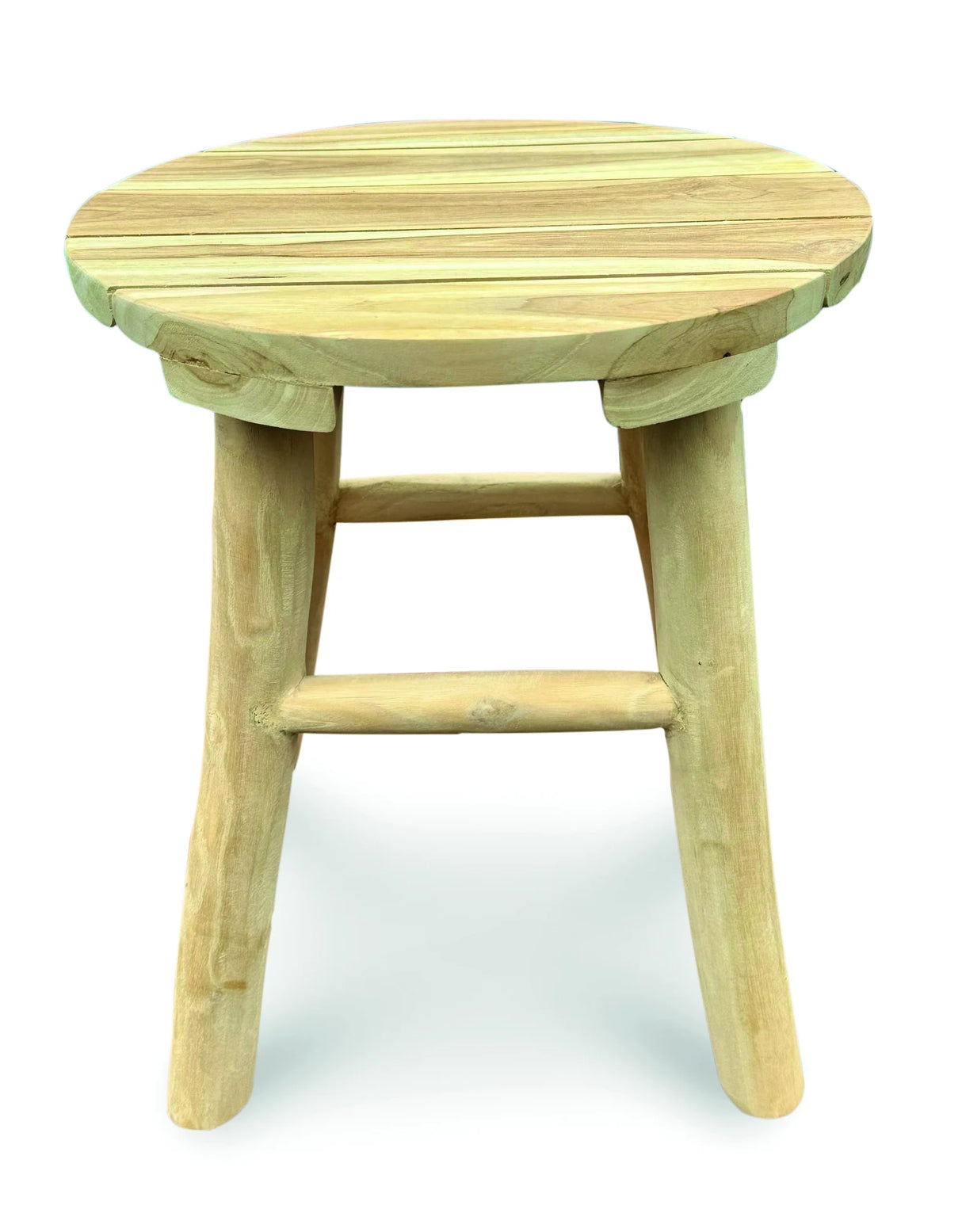 MALVERN TEAK END TABLE-STOOL