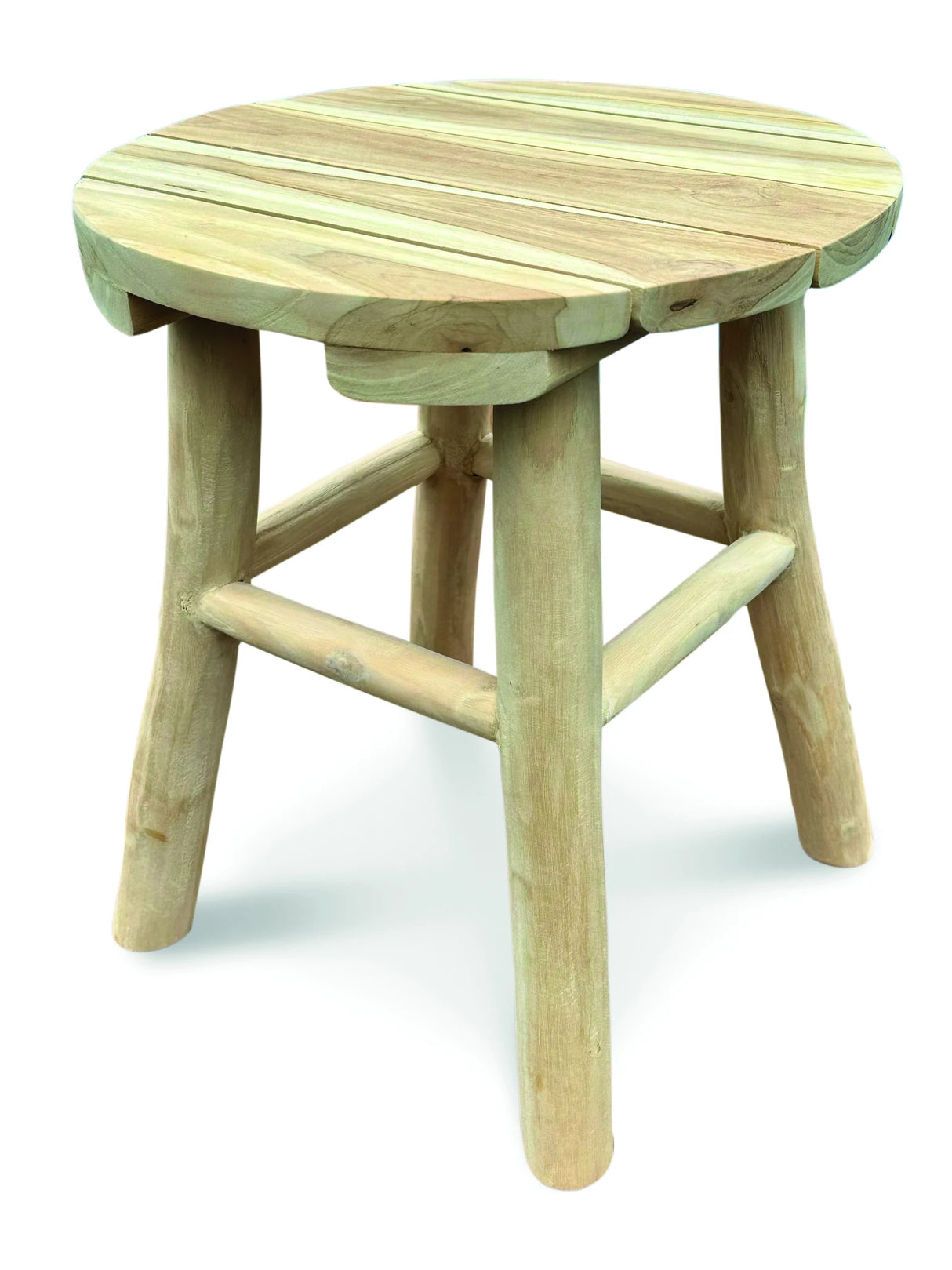 MALVERN TEAK END TABLE-STOOL