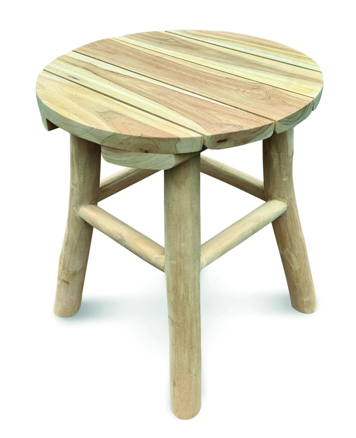 MALVERN TEAK END TABLE-STOOL