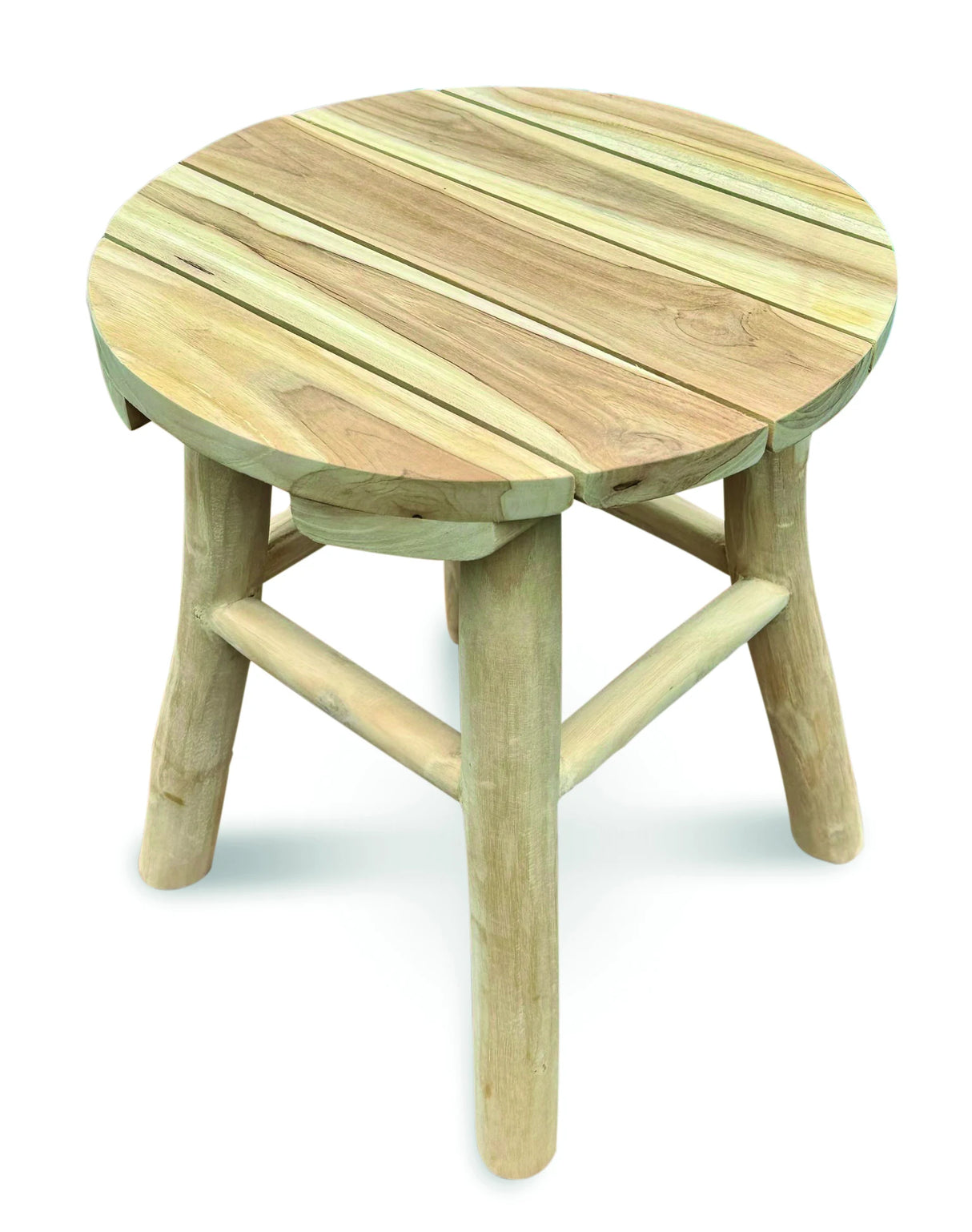 MALVERN TEAK END TABLE-STOOL