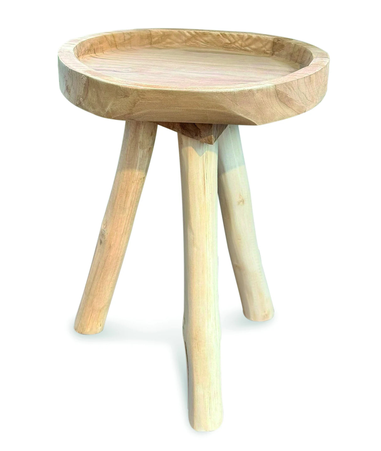 3 LEG TRAY LAMP TABLE TEAK