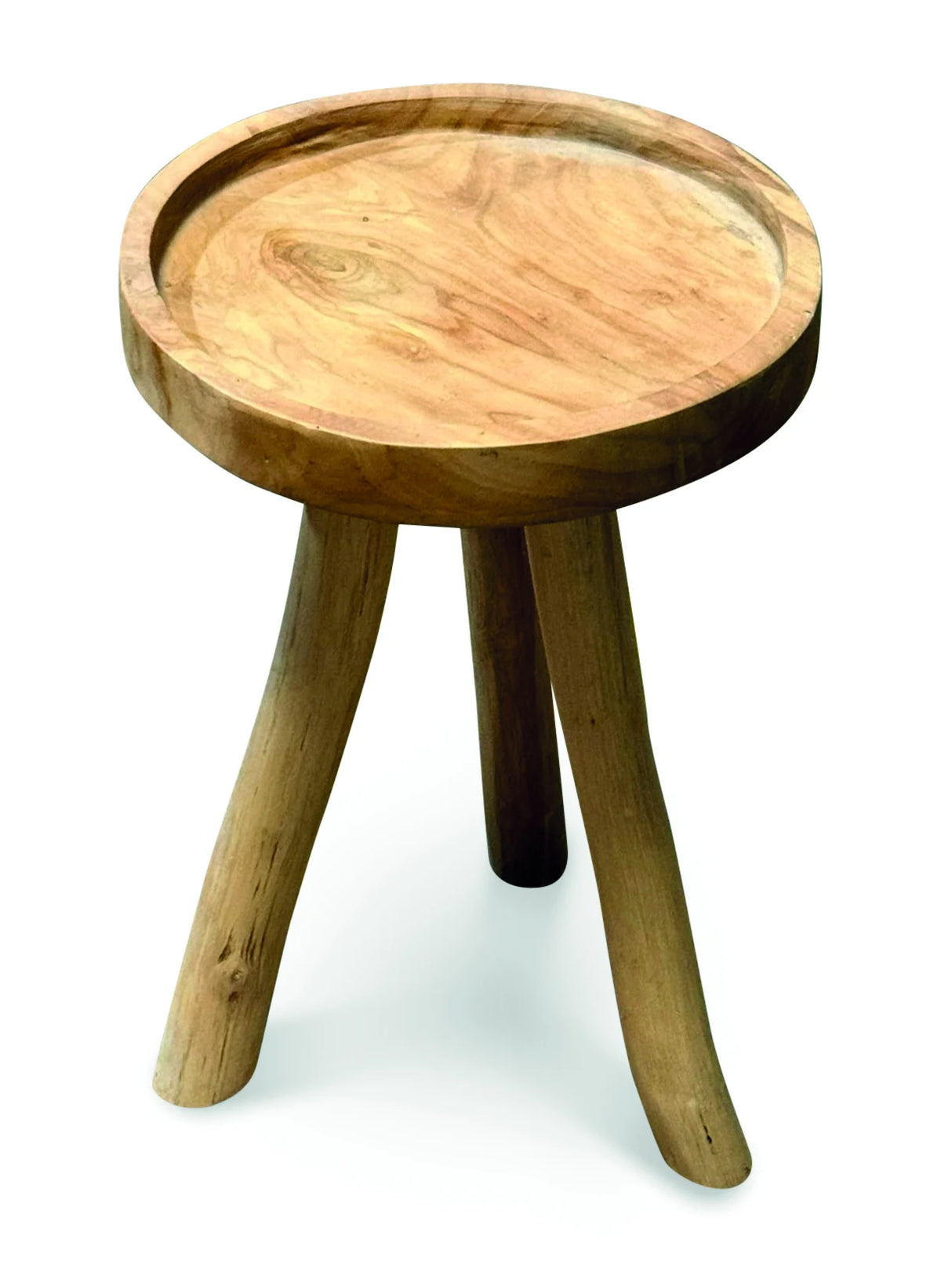 3 LEG TRAY LAMP TABLE TEAK