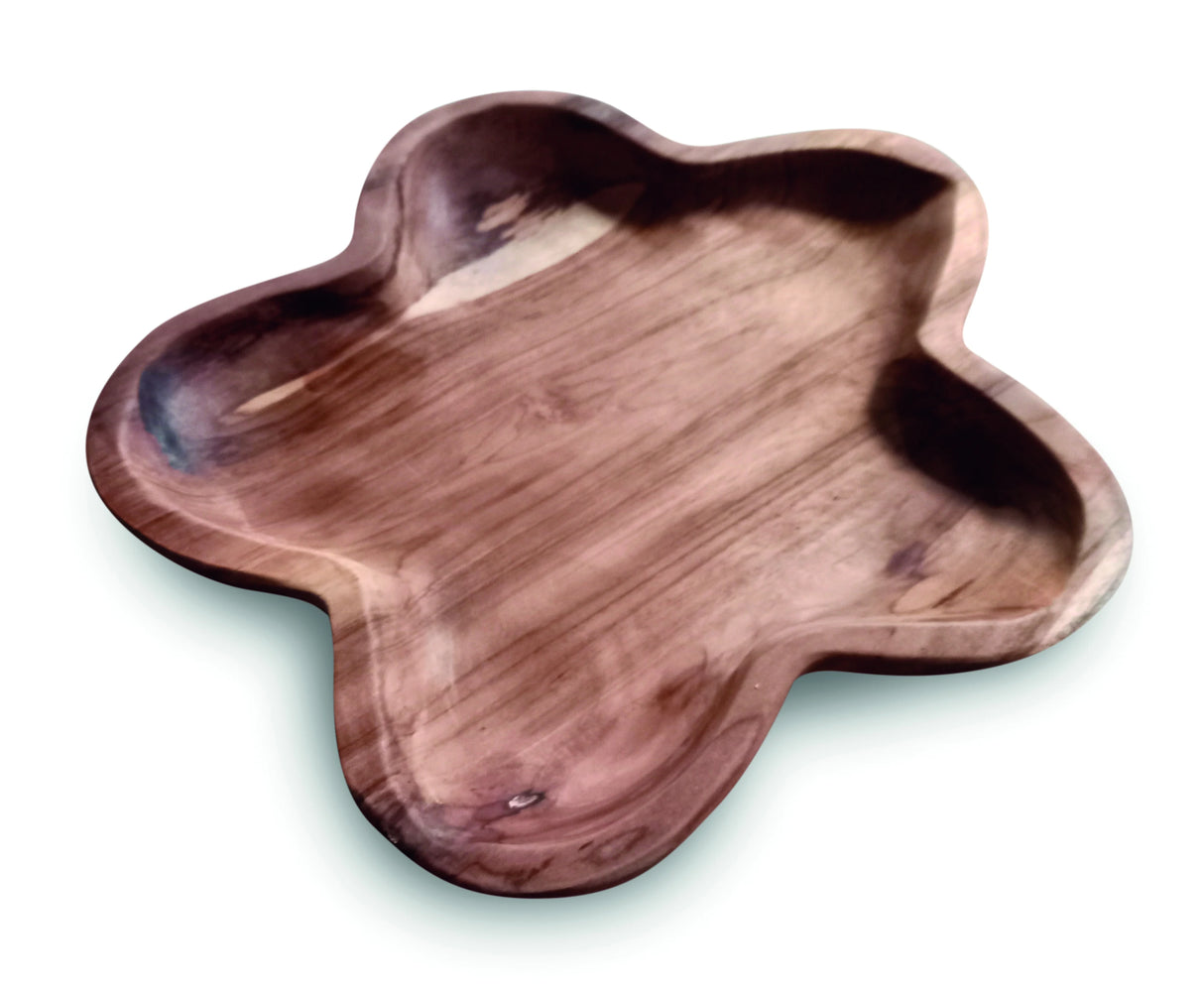 TEAK ROOT STAR BOWL 30cm.