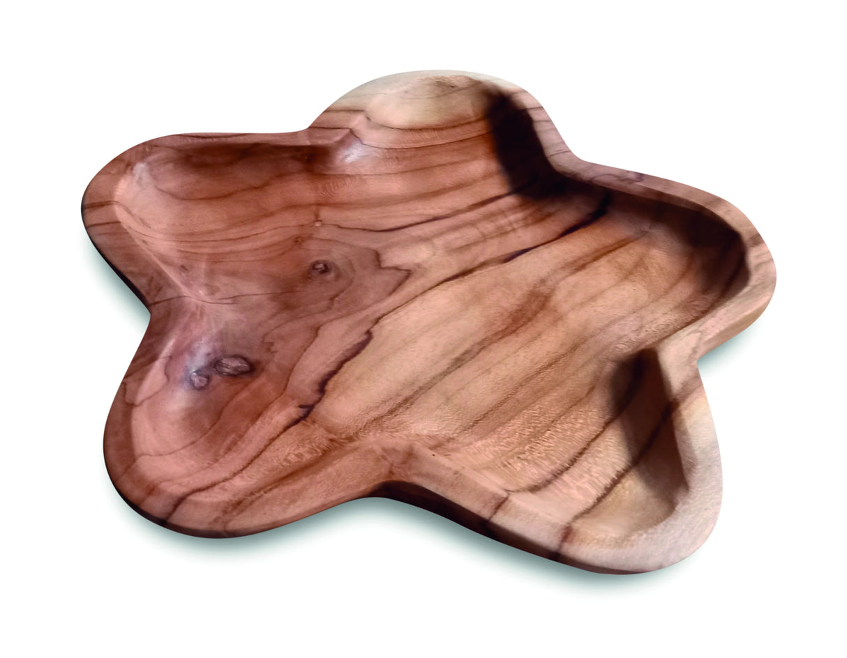 TEAK ROOT STAR BOWL 30cm.