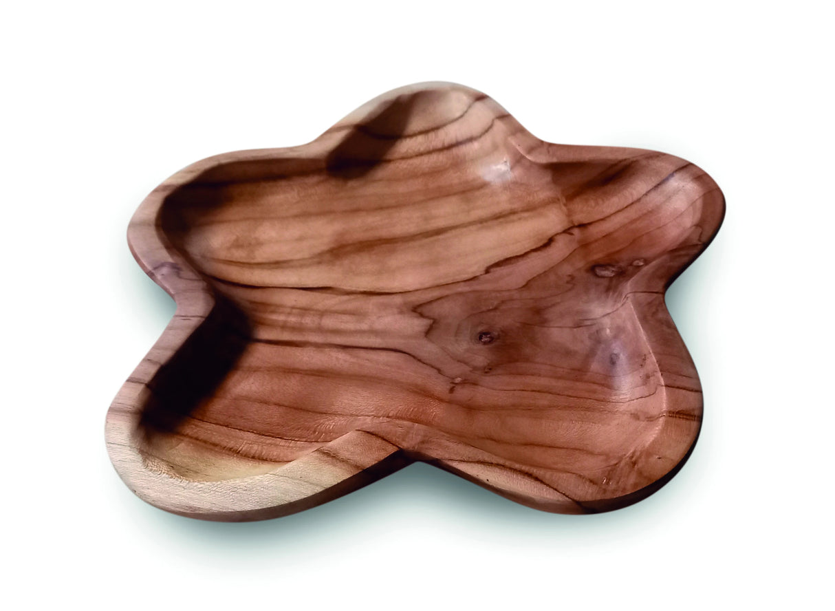 TEAK ROOT STAR BOWL 30cm.