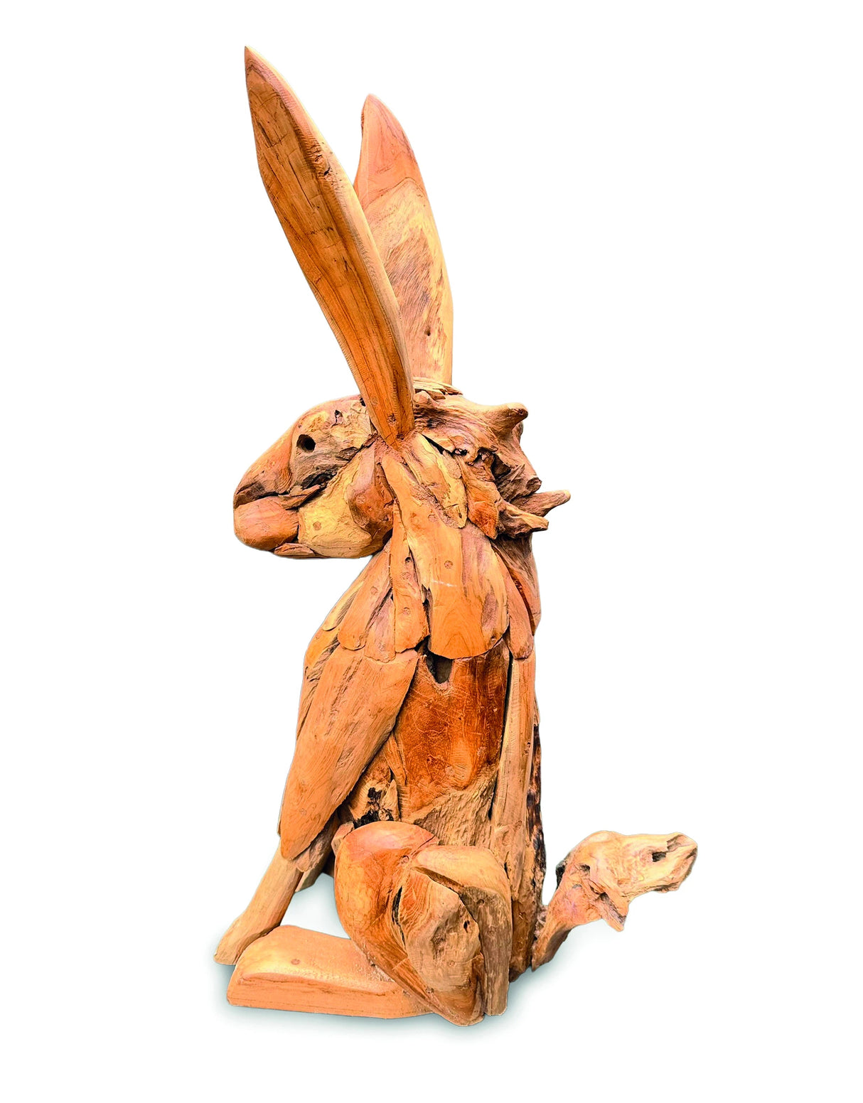 Teak Root Hare H80cm