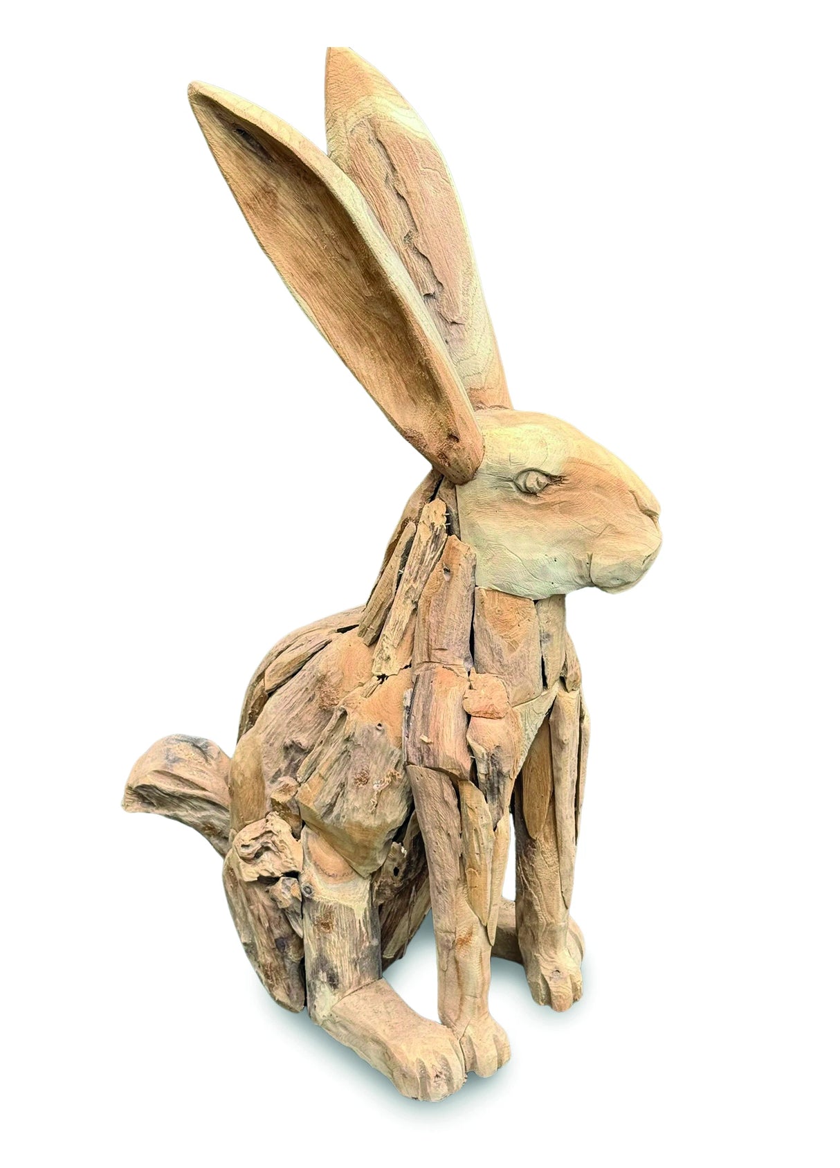 Teak Root Hare H80cm
