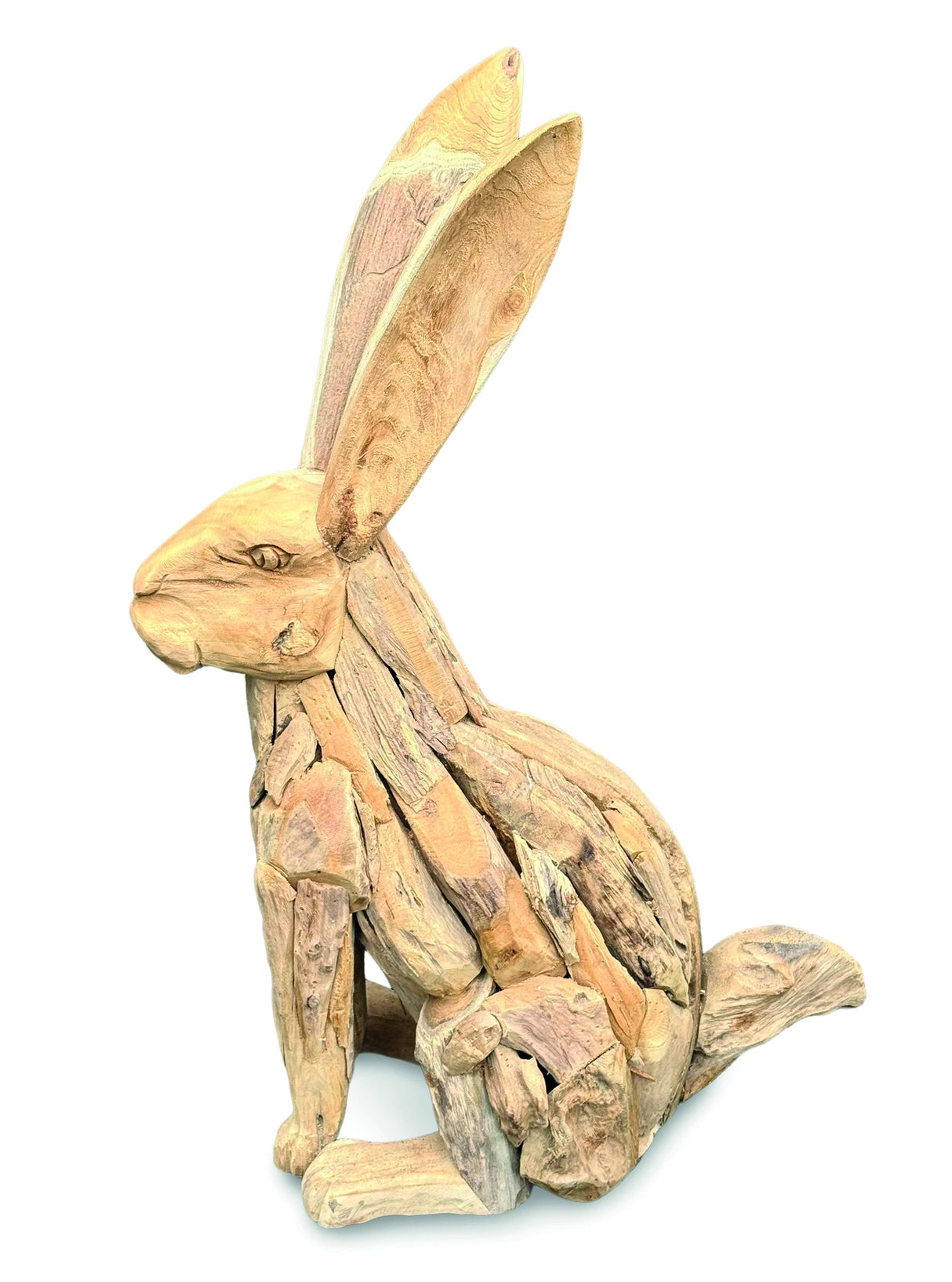 Teak Root Hare H80cm