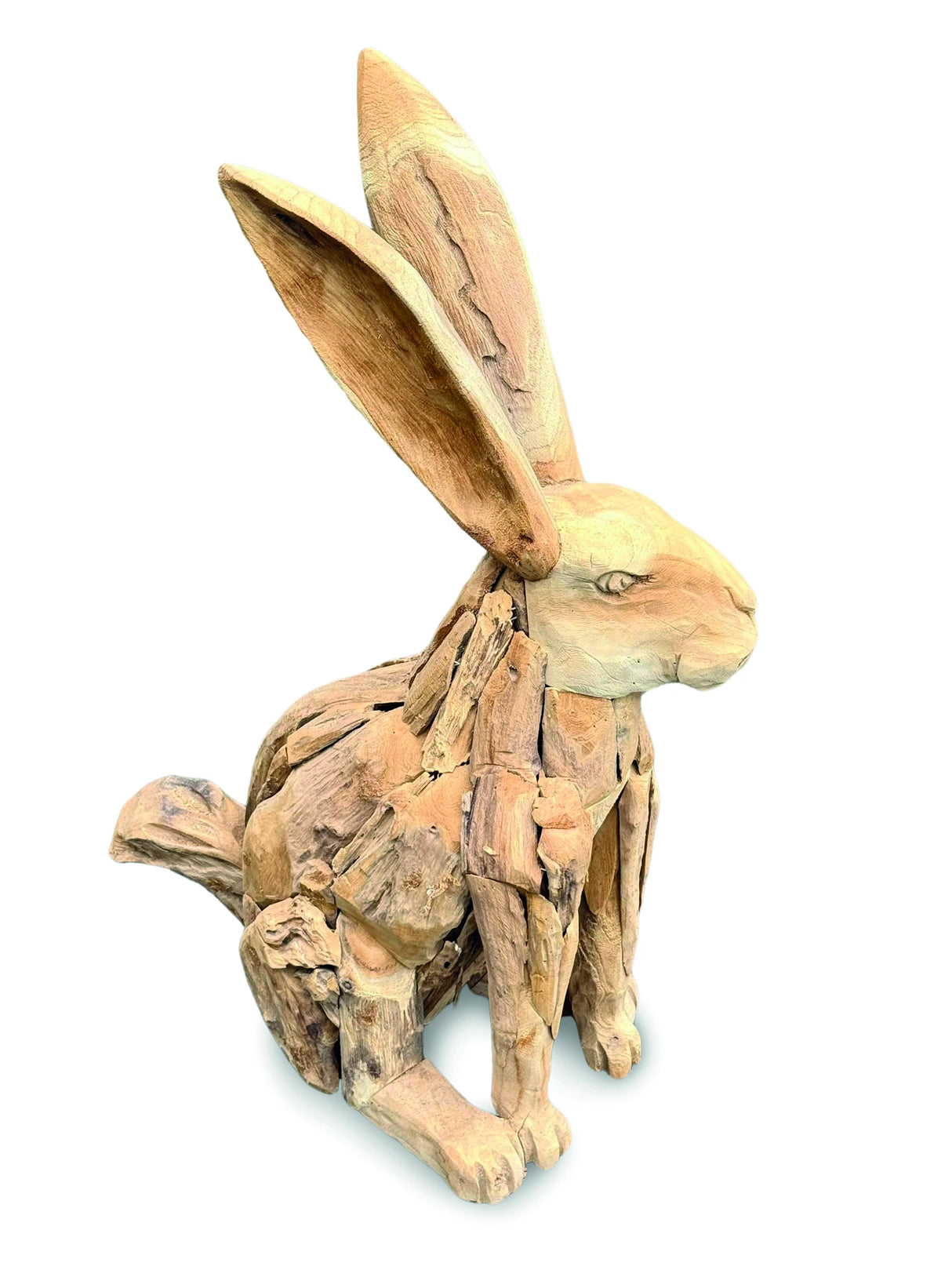 Teak Root Hare H80cm